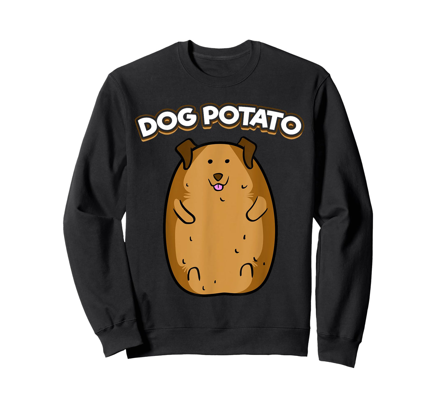 Dog Potato T-Shirt Funny Cute Fat Potato Canine Animal Tee T-Shirt for Men Women Girls Kids