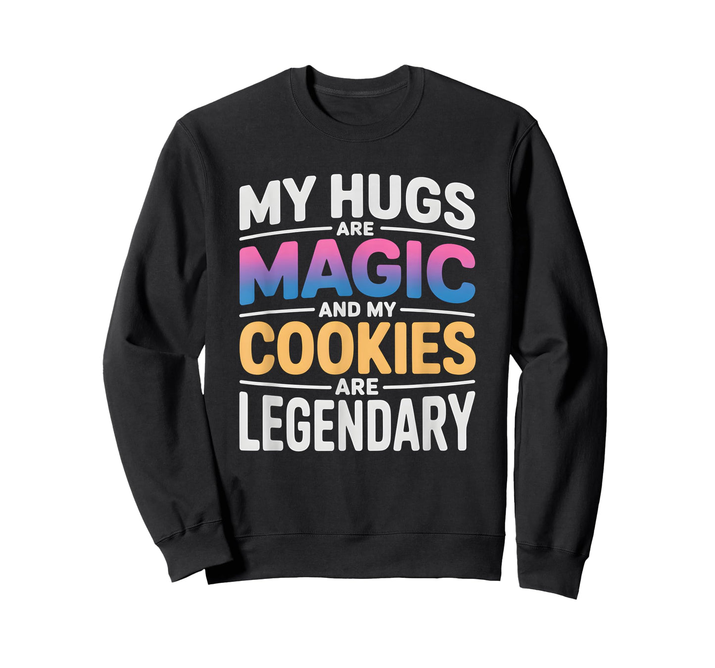 Funny Grandma Magic Hugs Legendary Cookies Grandparents T-Shirt