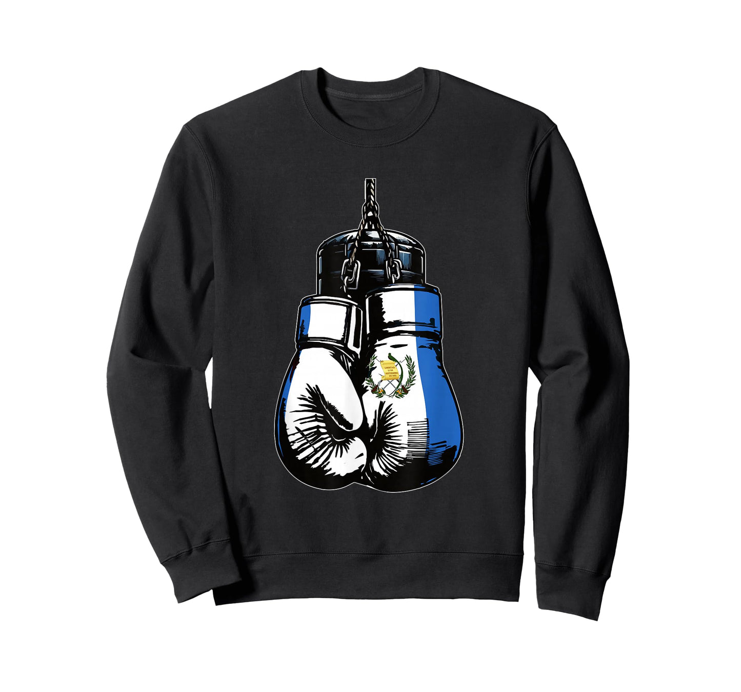 Proud Heritage Guatemala Flag Boxing Gloves T-Shirt