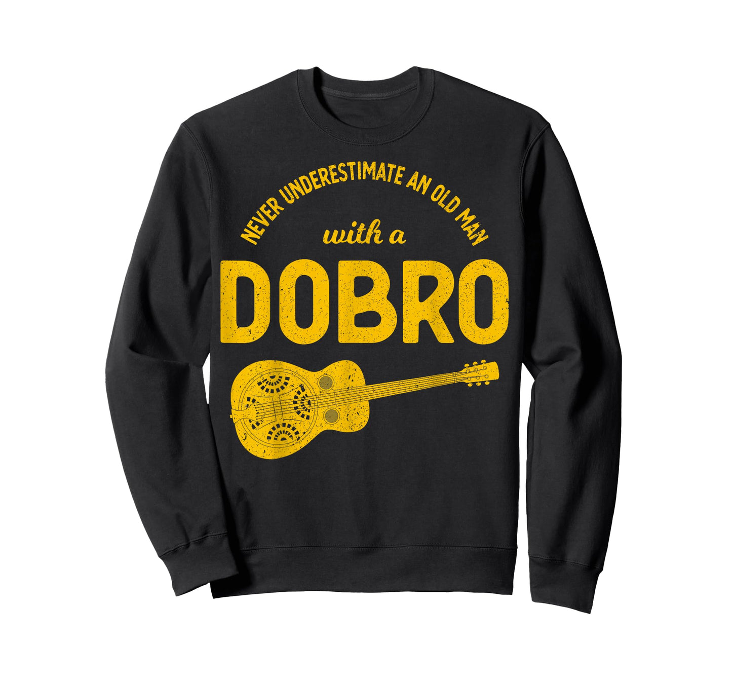 Never Underestimate An Old Man Bluegrass Music Dobro T-Shirt