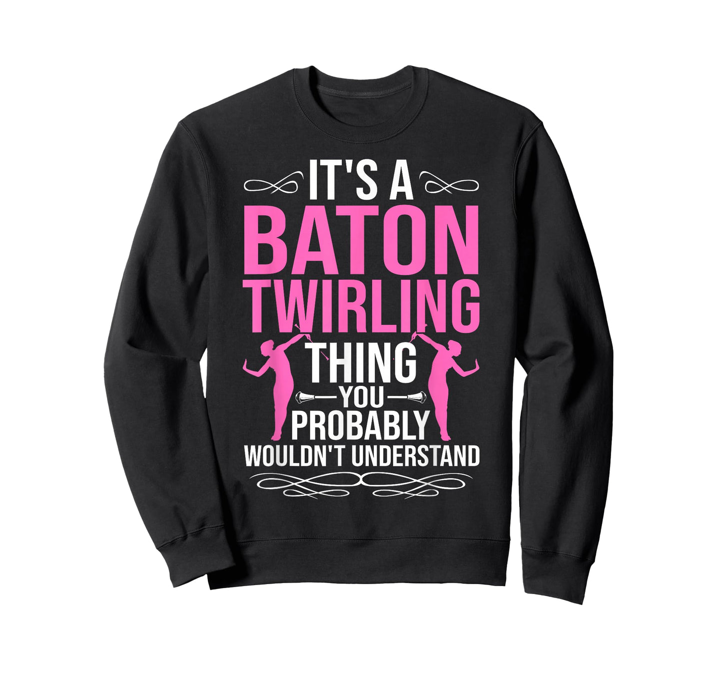Twirler Costume Majorette Marching Band Quotes Baton Twirler T-Shirt