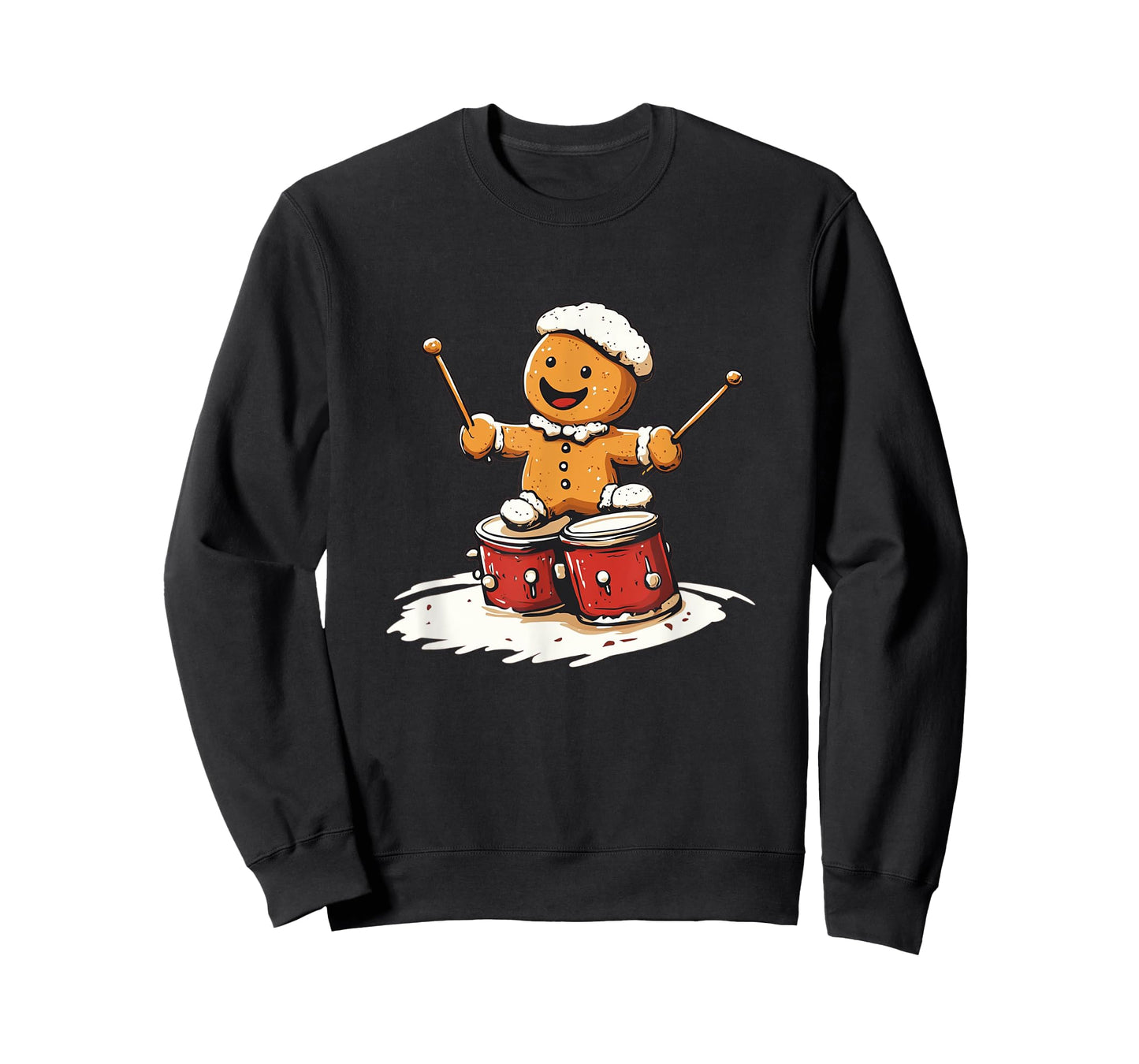 Rock The Season with This Drumming Cookie T-Shirt