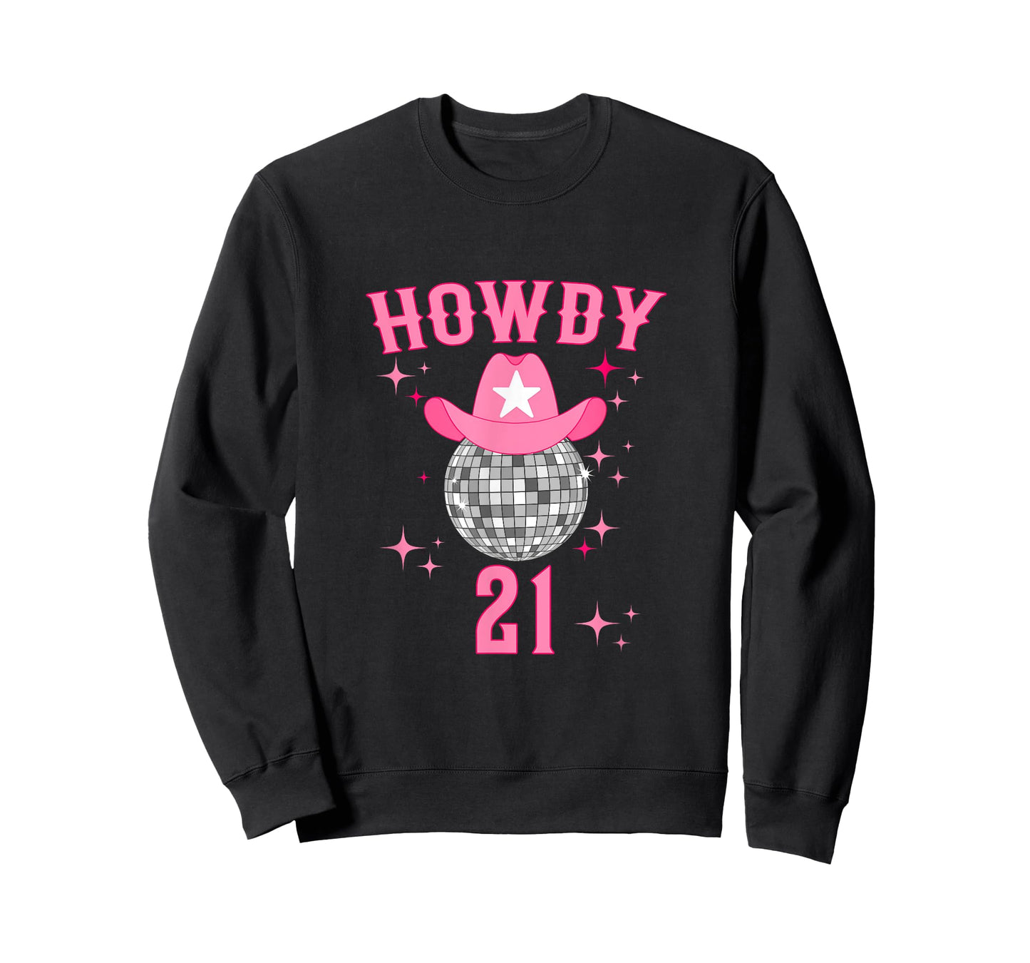 Groovy Howdy 21 Western Disco 21 Years Old Birthday Cowgirl T-Shirt