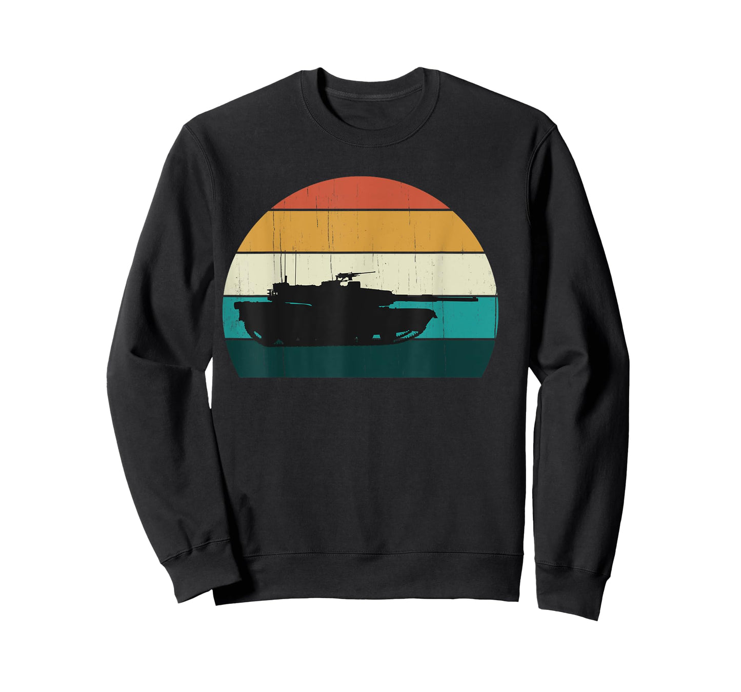 Vintage Abrams M1 - Retro Sunset American Main Battle Tank T-Shirt