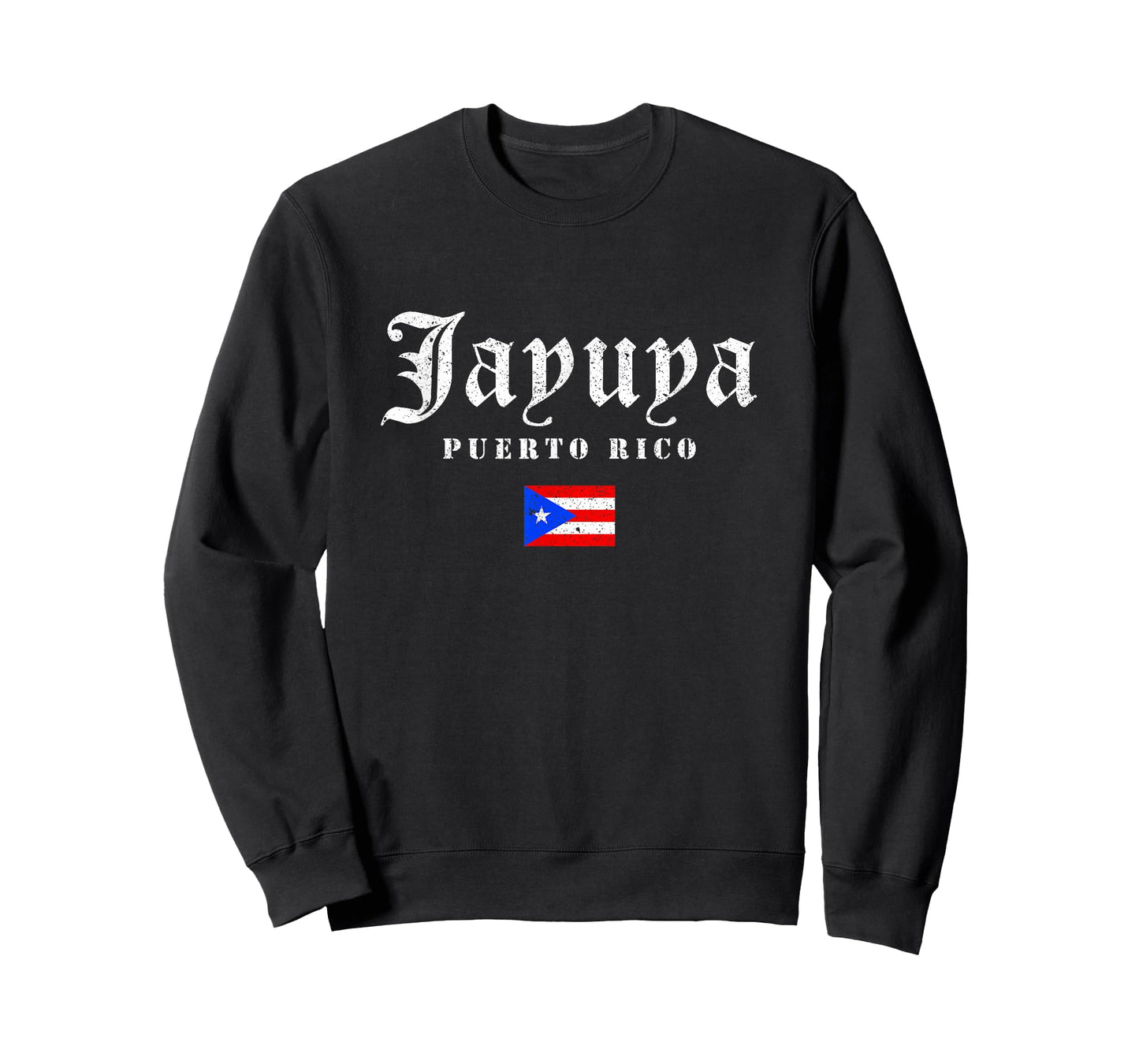 Vintage Jayuya Puerto Rico Flag Pride Home Root Travel T-Shirt