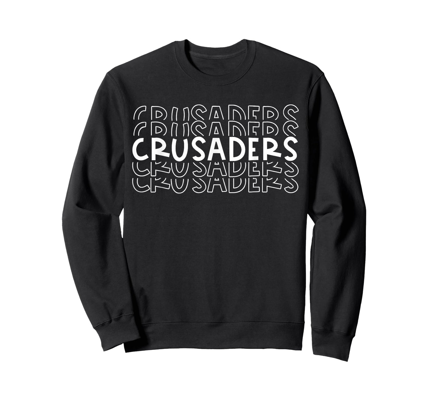 Crusaders School Sports Team Mascot Town Go College Athlete T-Shirt