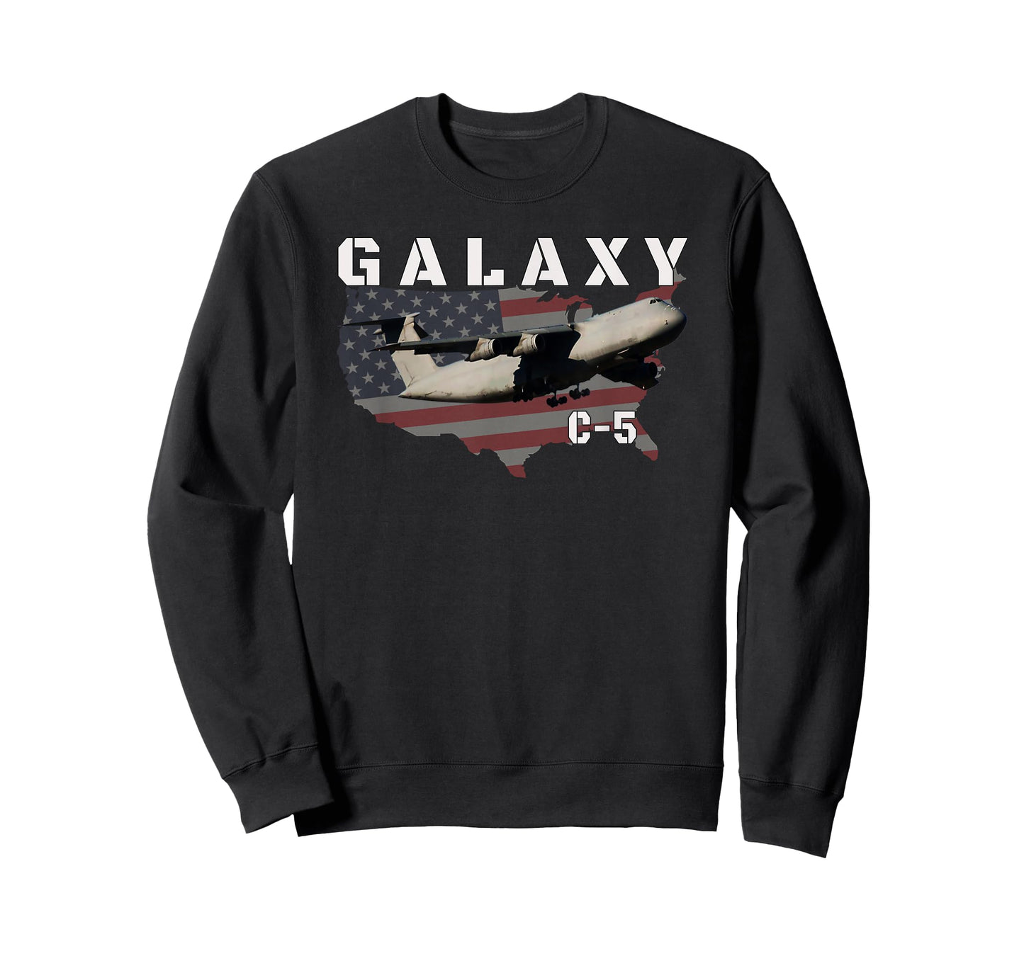 C-5 Galaxy Strategic Military Transport Aircraft Aviation T-Shirt