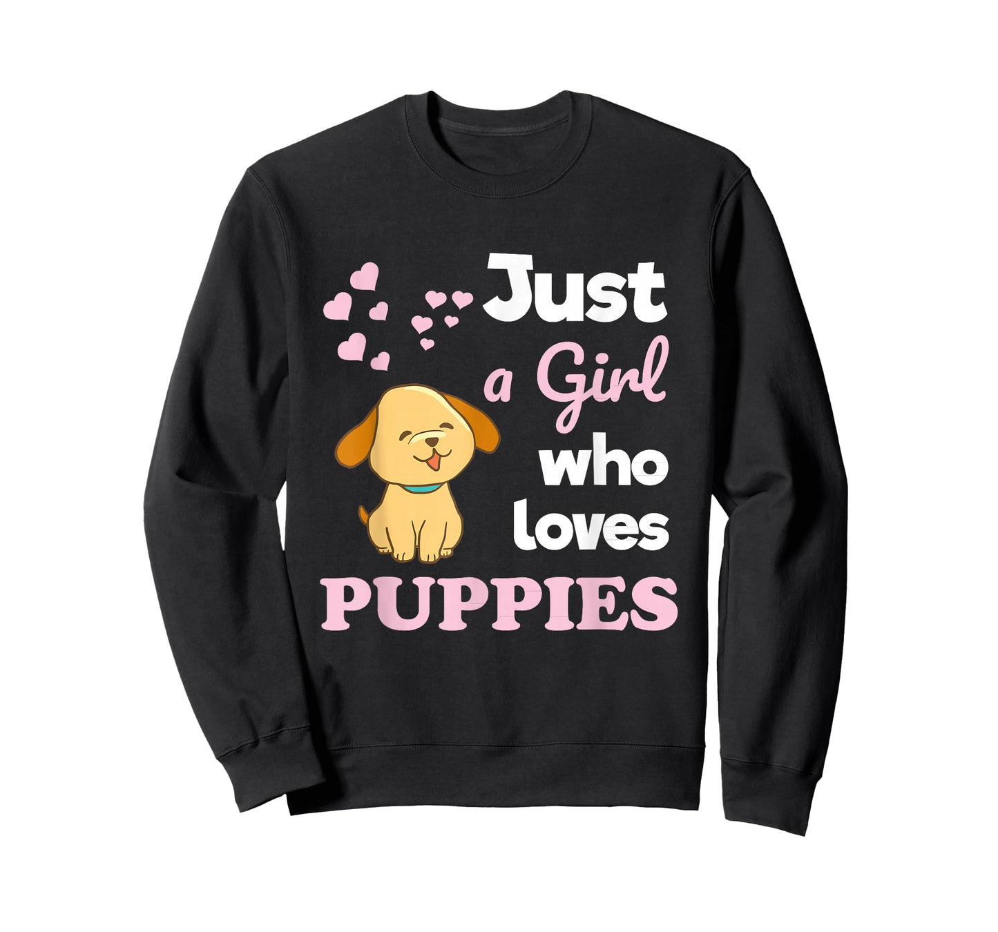 Just a Girl Who Loves Puppies Puppy Lover T-Shirt