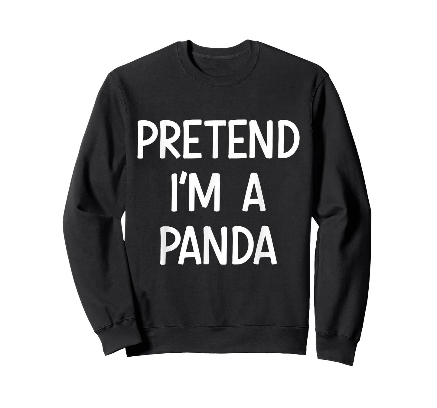Pretend Im a Panda Costume Halloween T-Shirt