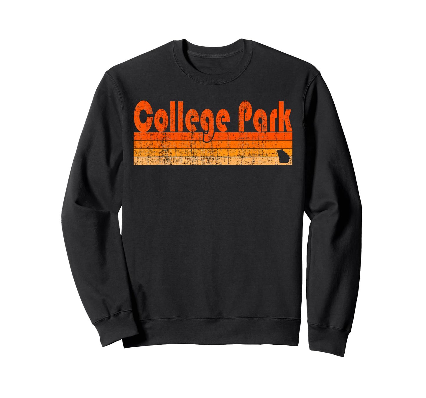 Retro 80s Style College Park GA T-Shirt