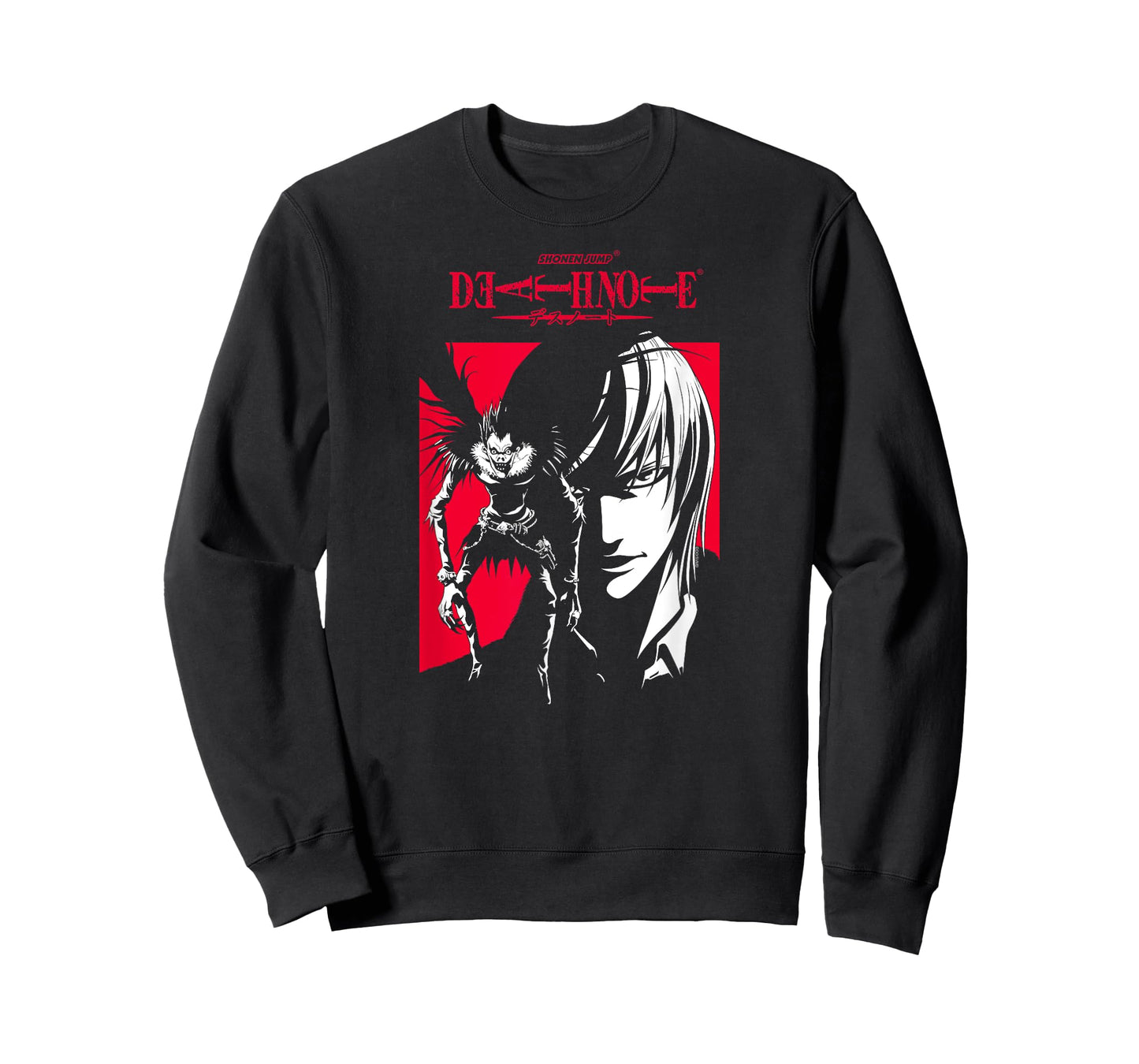 Death Note Ryuk and Light Contrast Silhouettes Anime T-Shirt