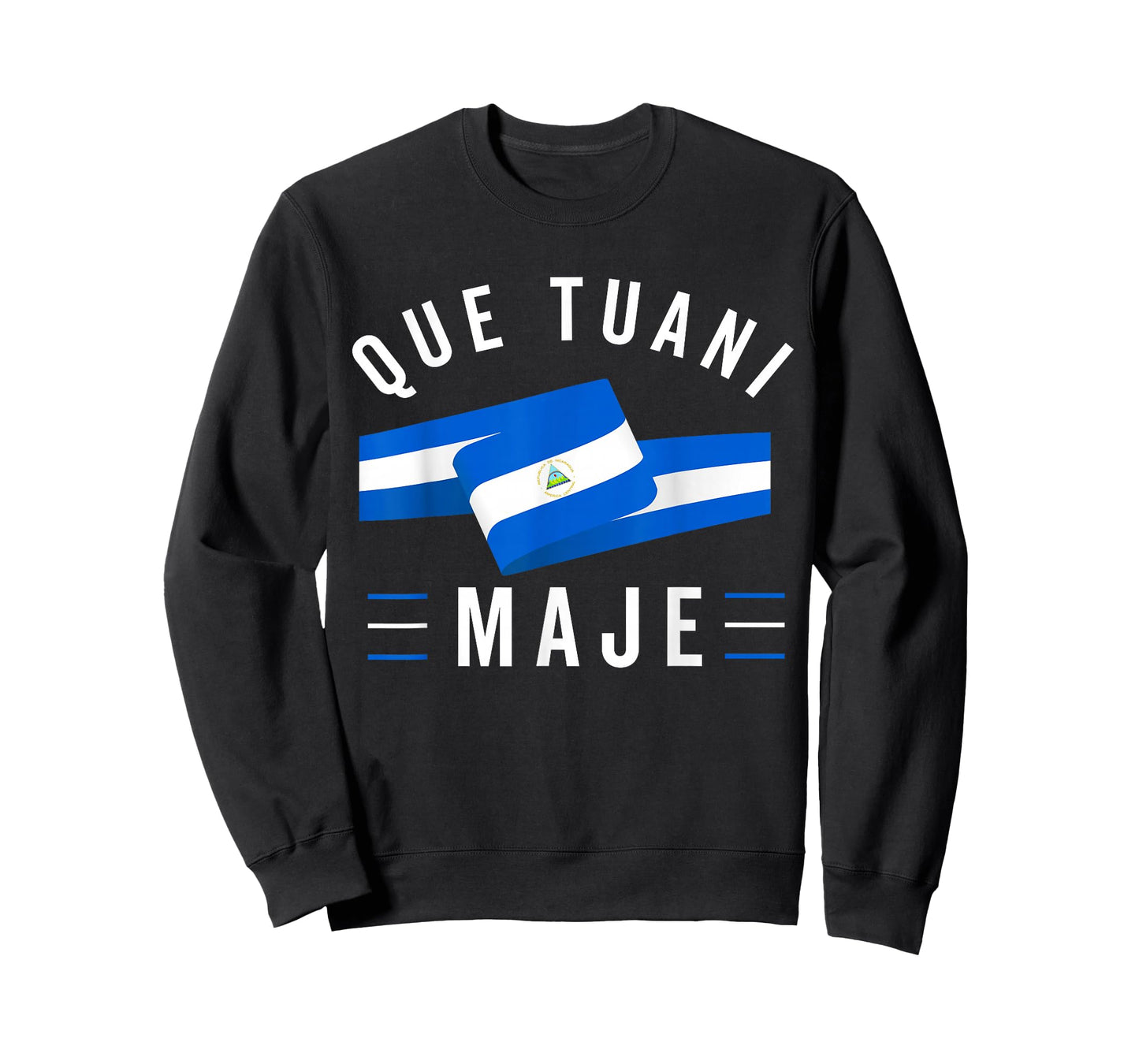 Nicaragua Flag Camiseta Nicaraguan Que Tuani Majer Slang T-Shirt