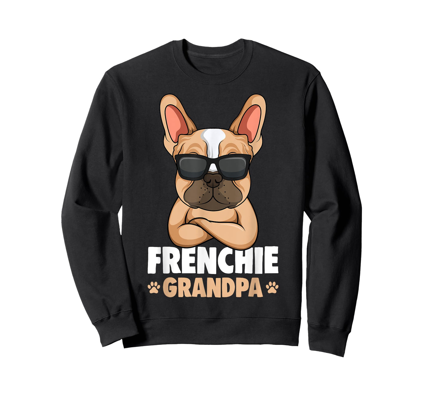 French Bulldog Grandpa Frenchie Dog T-Shirt