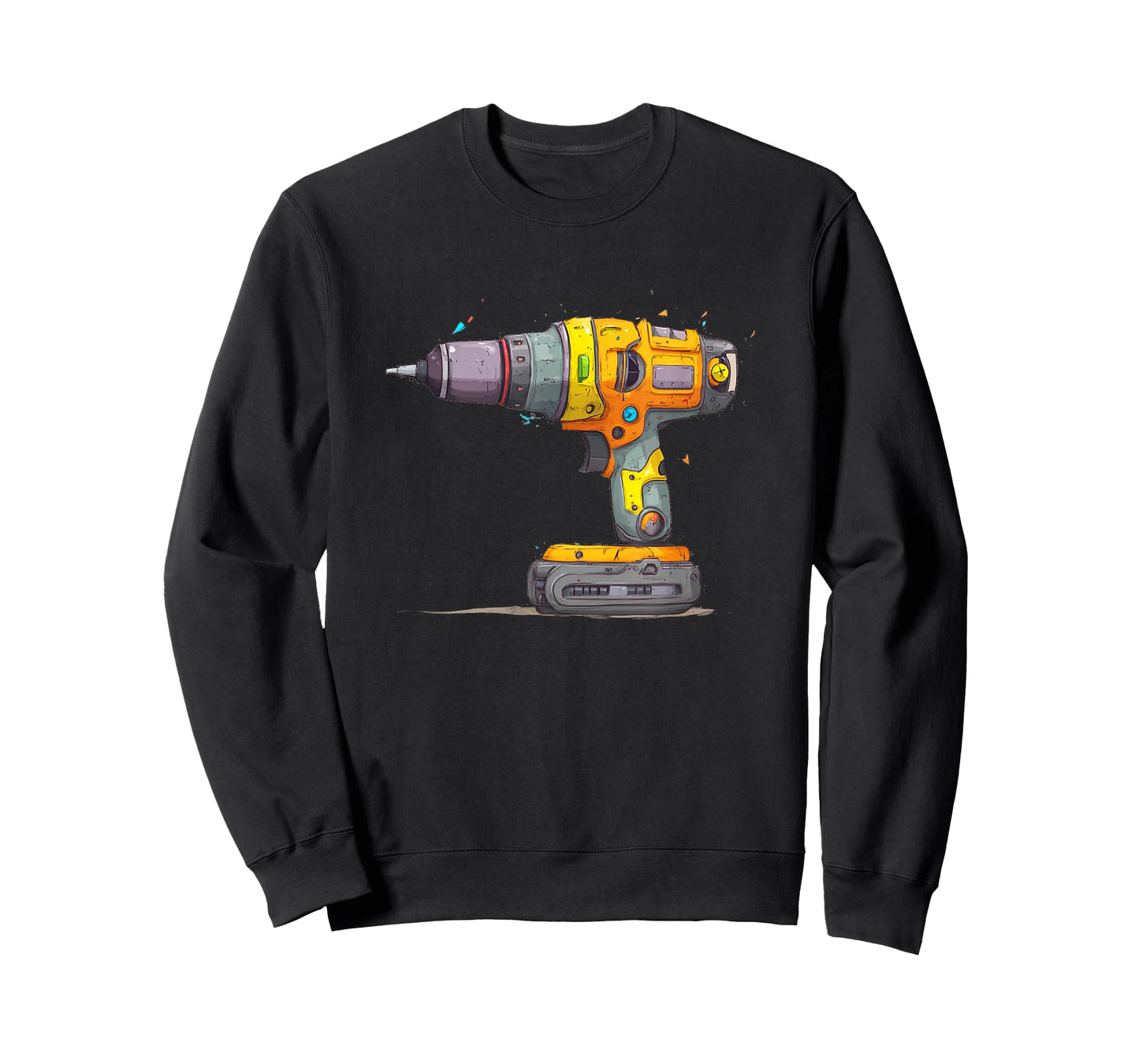 Cool Power Drill for Handyman and Draft Lovers T-Shirt