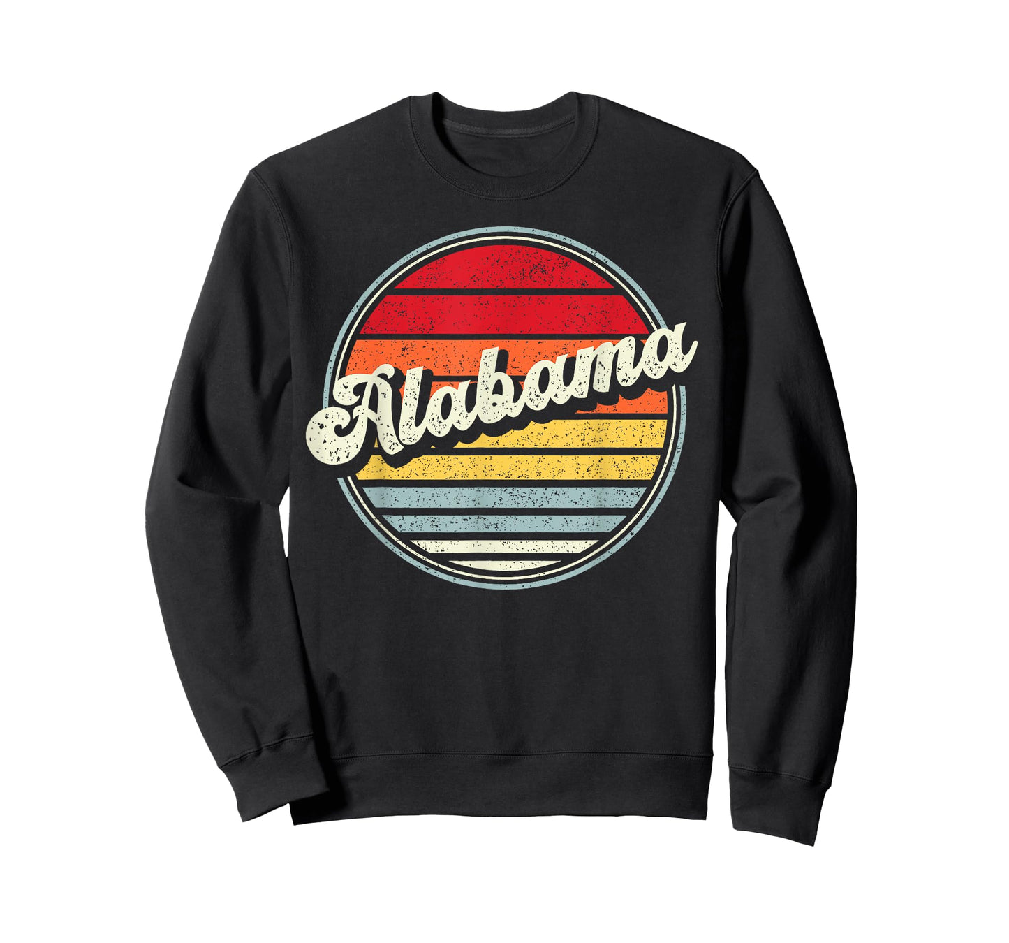 Retro Alabama Home State Cool 70s Style Sunset Men Women Kid T-Shirt