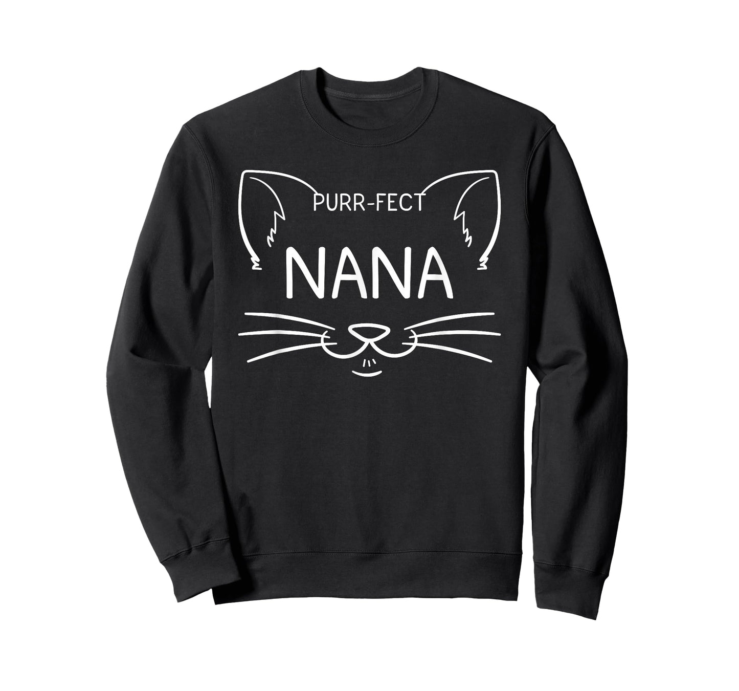 Purr-fect Nana Funny Cat Lover Grandmother Kitten Owner T-Shirt