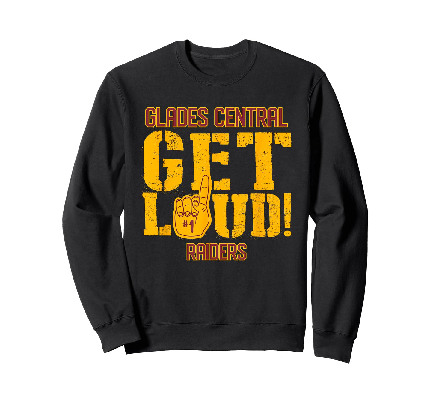 Glades Central High School GET LOUD Raiders T-Shirt