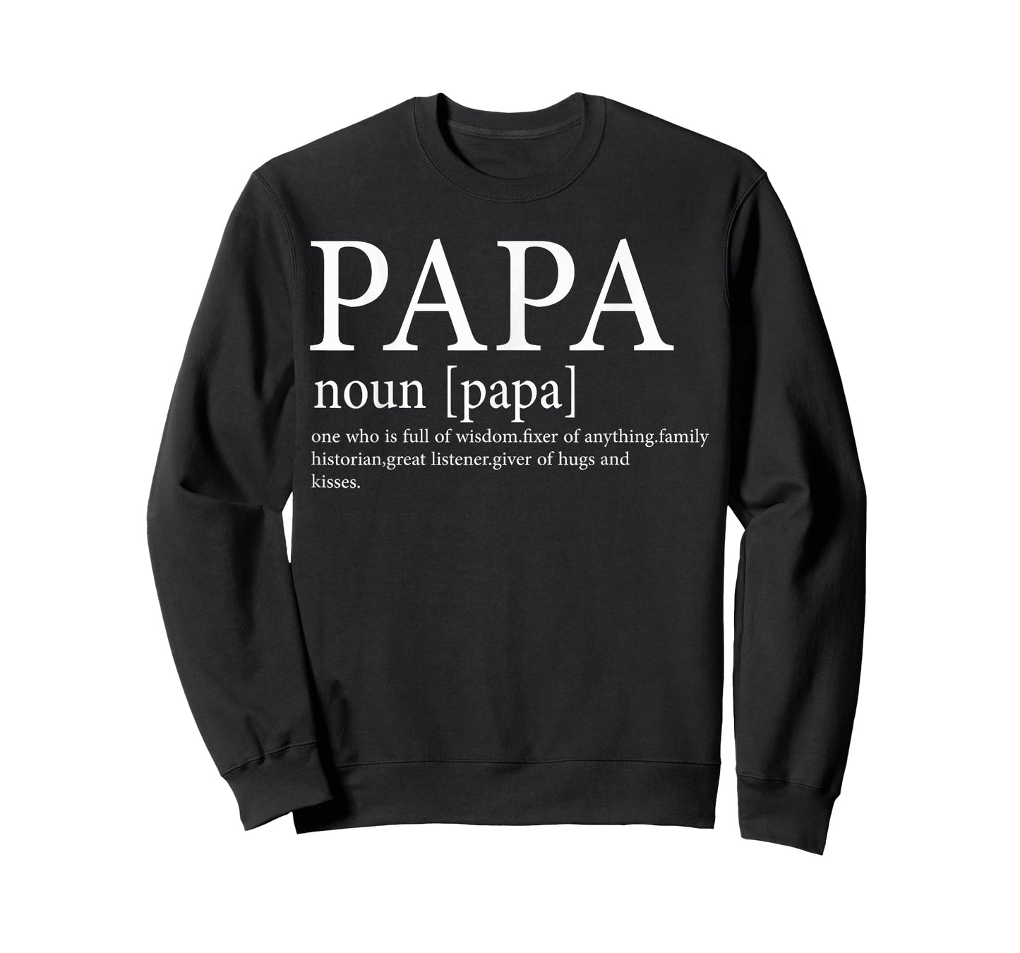 Papa Definition Grandpa Funny Fathers Day T-Shirt