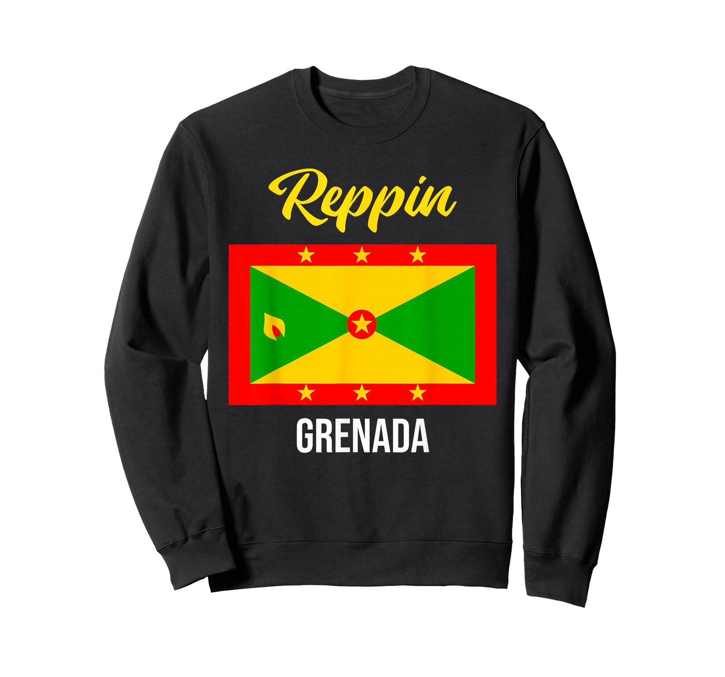 Grenada Flag Reppin West Indies Vacation T Shirt T-Shirt