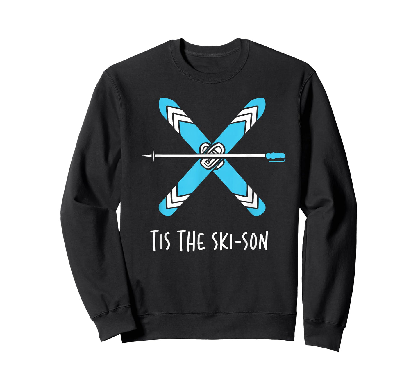 Skiing Tis The Ski-Son Skier Ski T-Shirt