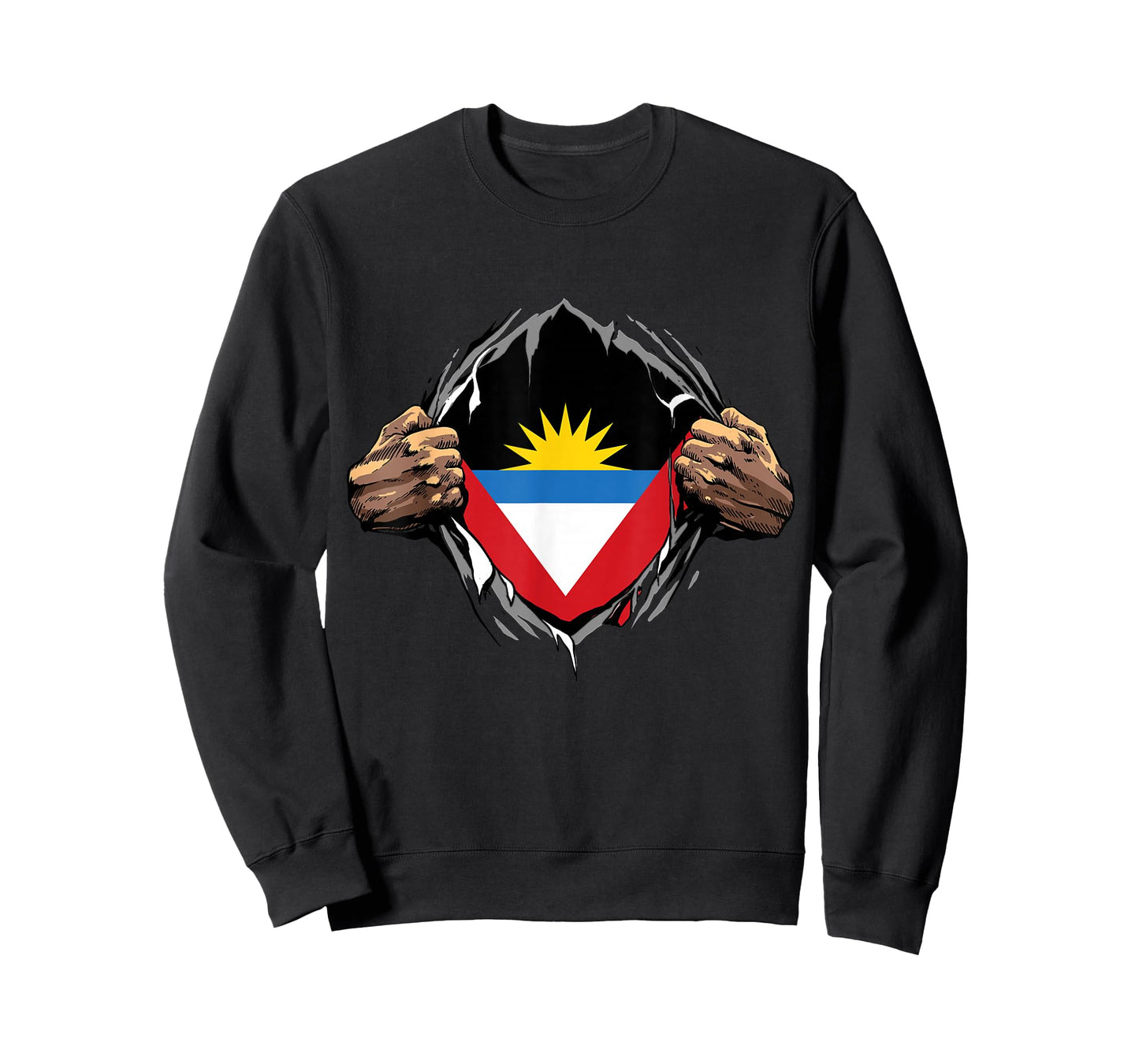 Antigua and Barbuda Shirt Super Antigua Flag Antiguan Roots T-Shirt