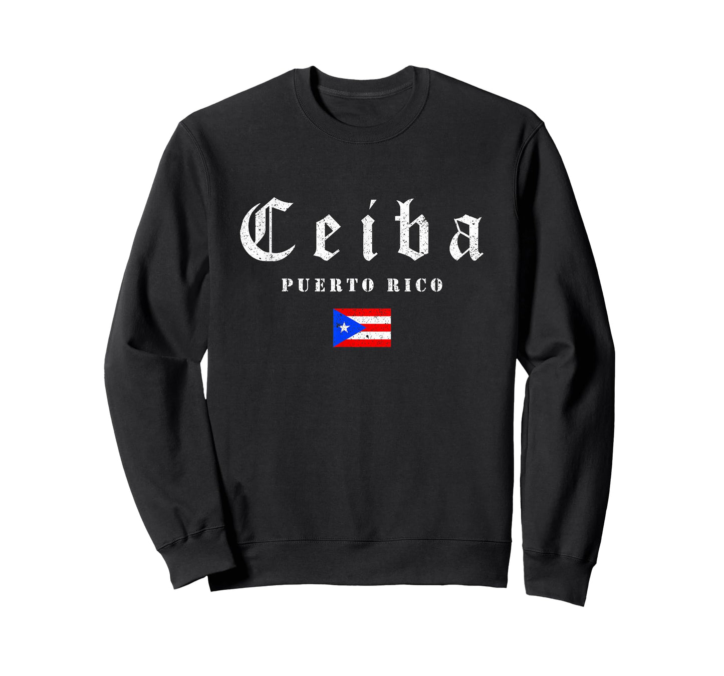 Vintage Ceiba Puerto Rico Flag Pride Home Root Travel T-Shirt