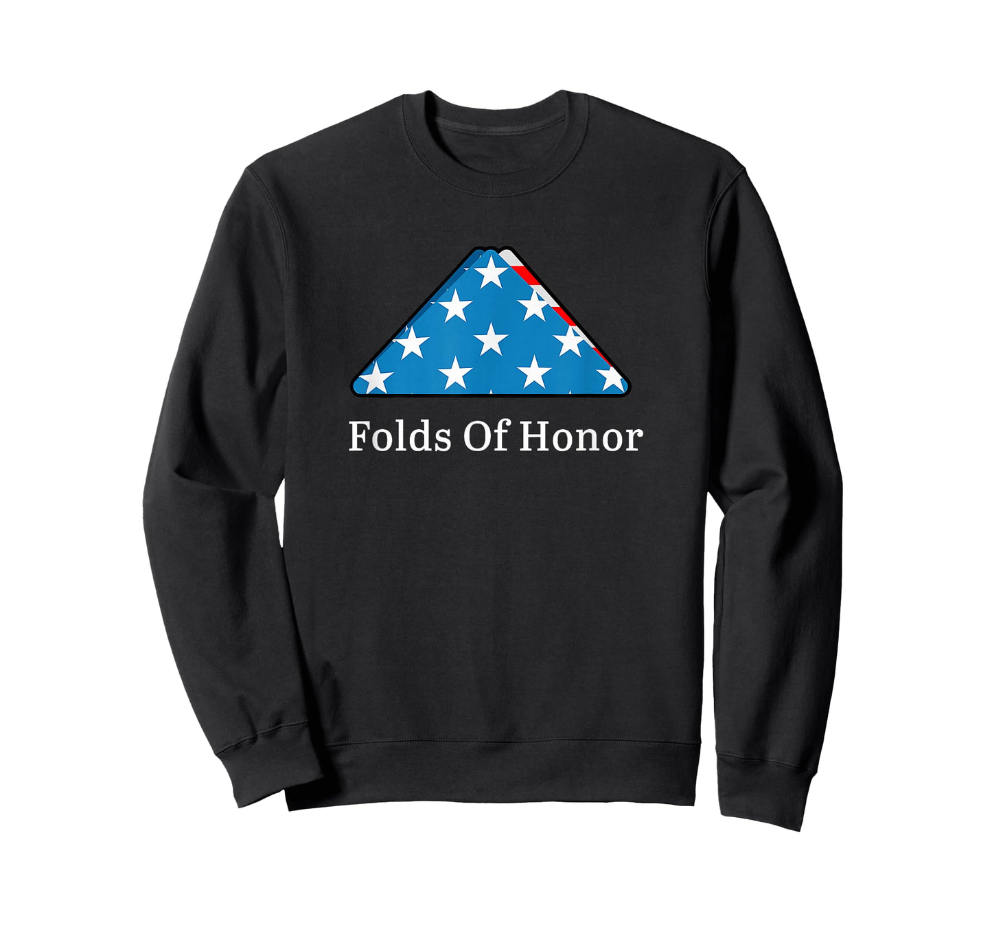 Folds of Honor Fallen Military First Responders Patriotic T-Shirt Small