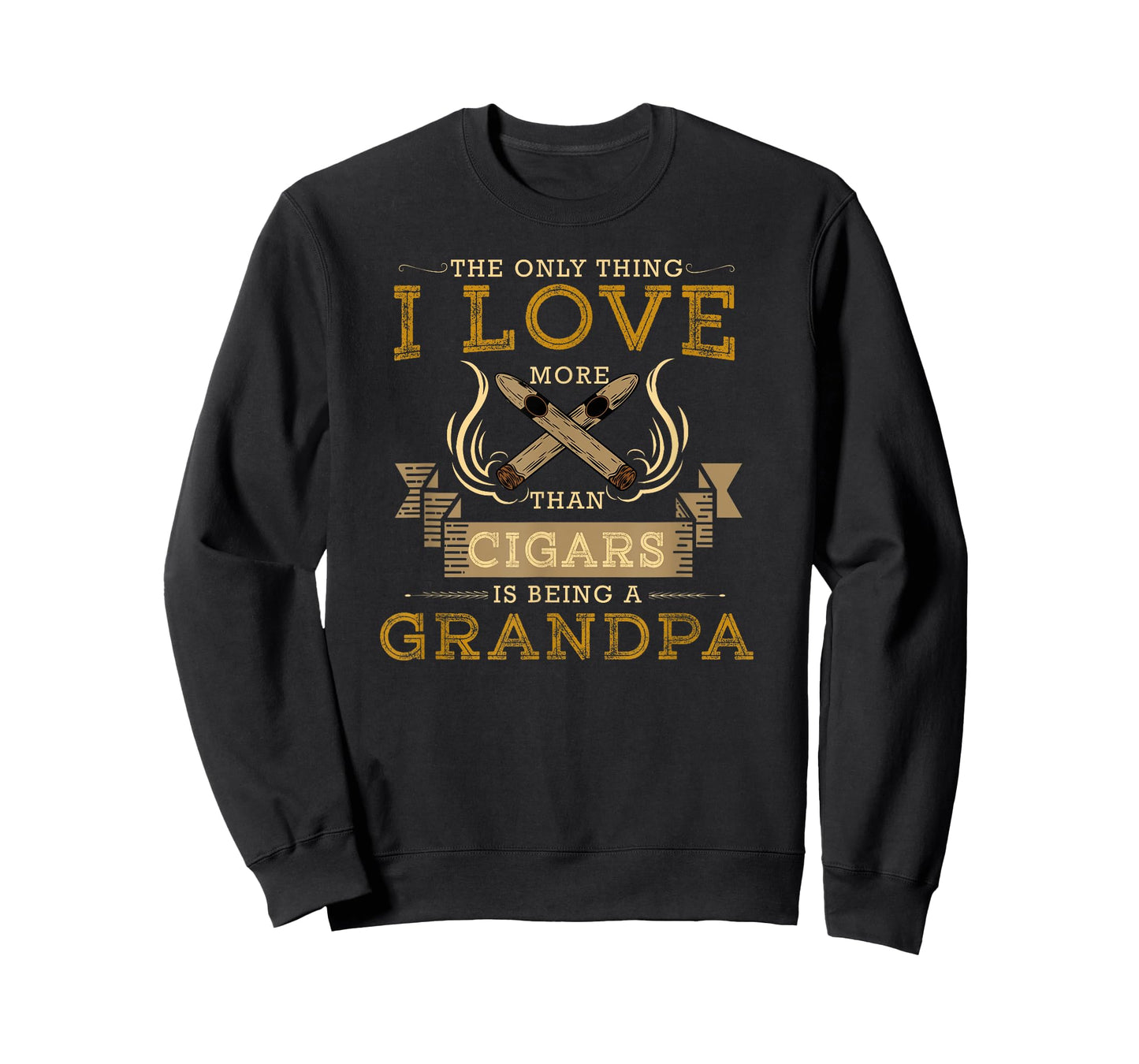 Mens Cigar Grandpa T-Shirt