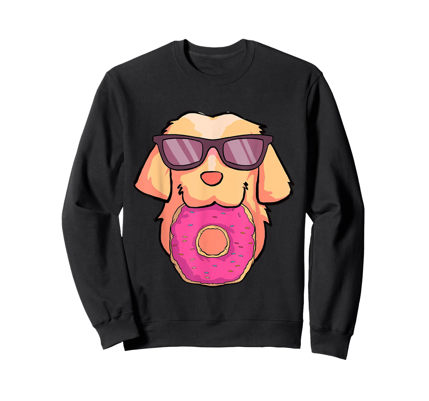 Golden Retriever Dog Donuts Party Gifts Shirt Women Girls T-Shirt