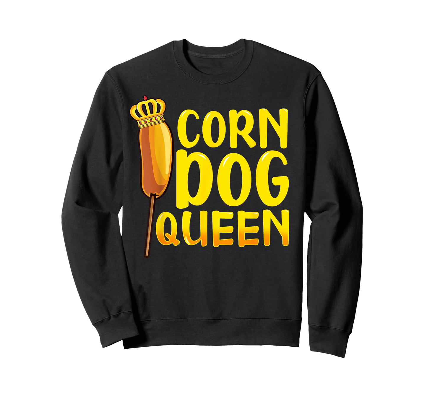 Corn Dog Queen Shirt - Funny Corndog Hot Dog Sausage Stick T-Shirt