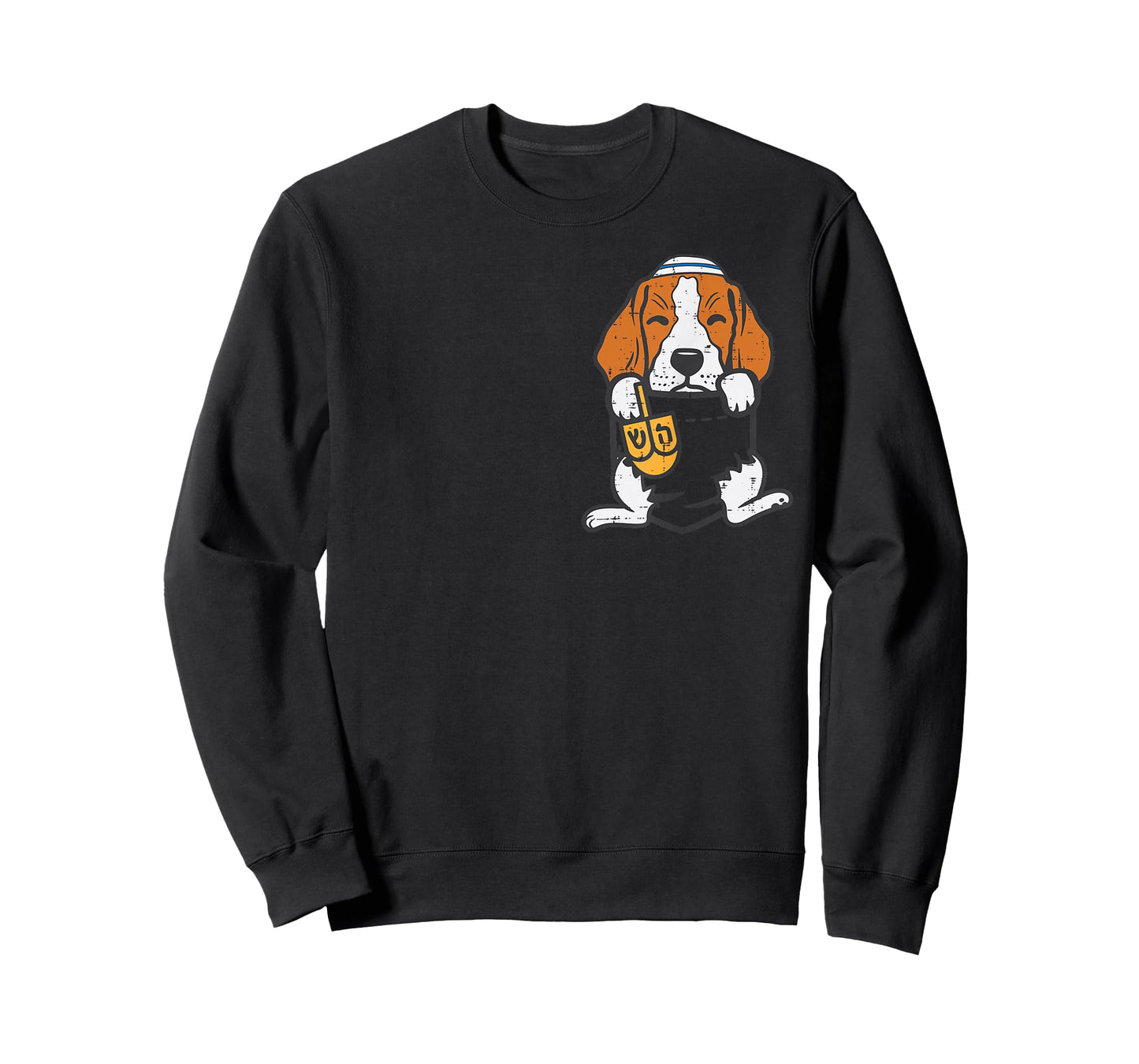 Jewish Pocket Dog Beagle Hanukkah Pajamas Chanukah PJs Women T-Shirt