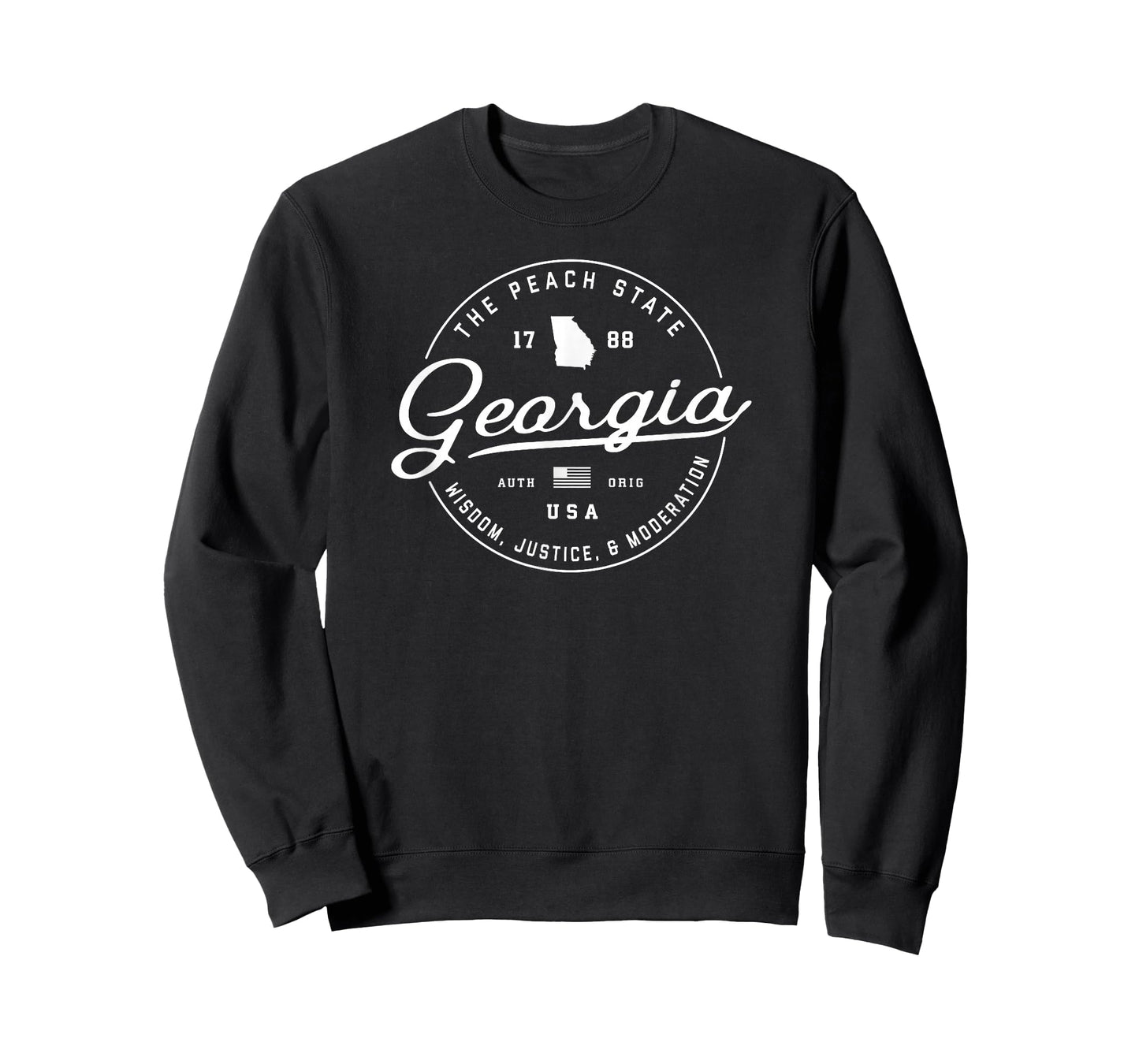 Georgia T-Shirt, US State Travel Vacation Shirts GA USA Tees T-Shirt