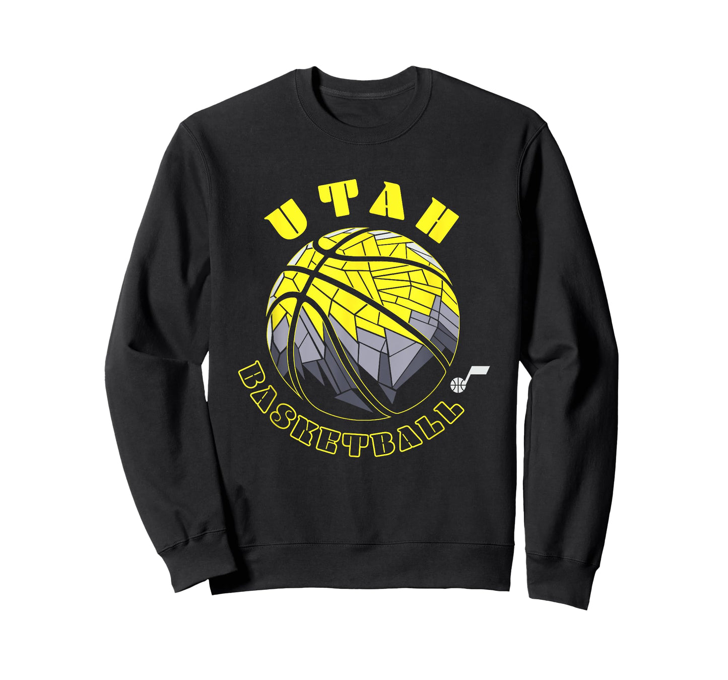 NBA Utah Jazz Neon Prism Basketball T-Shirt
