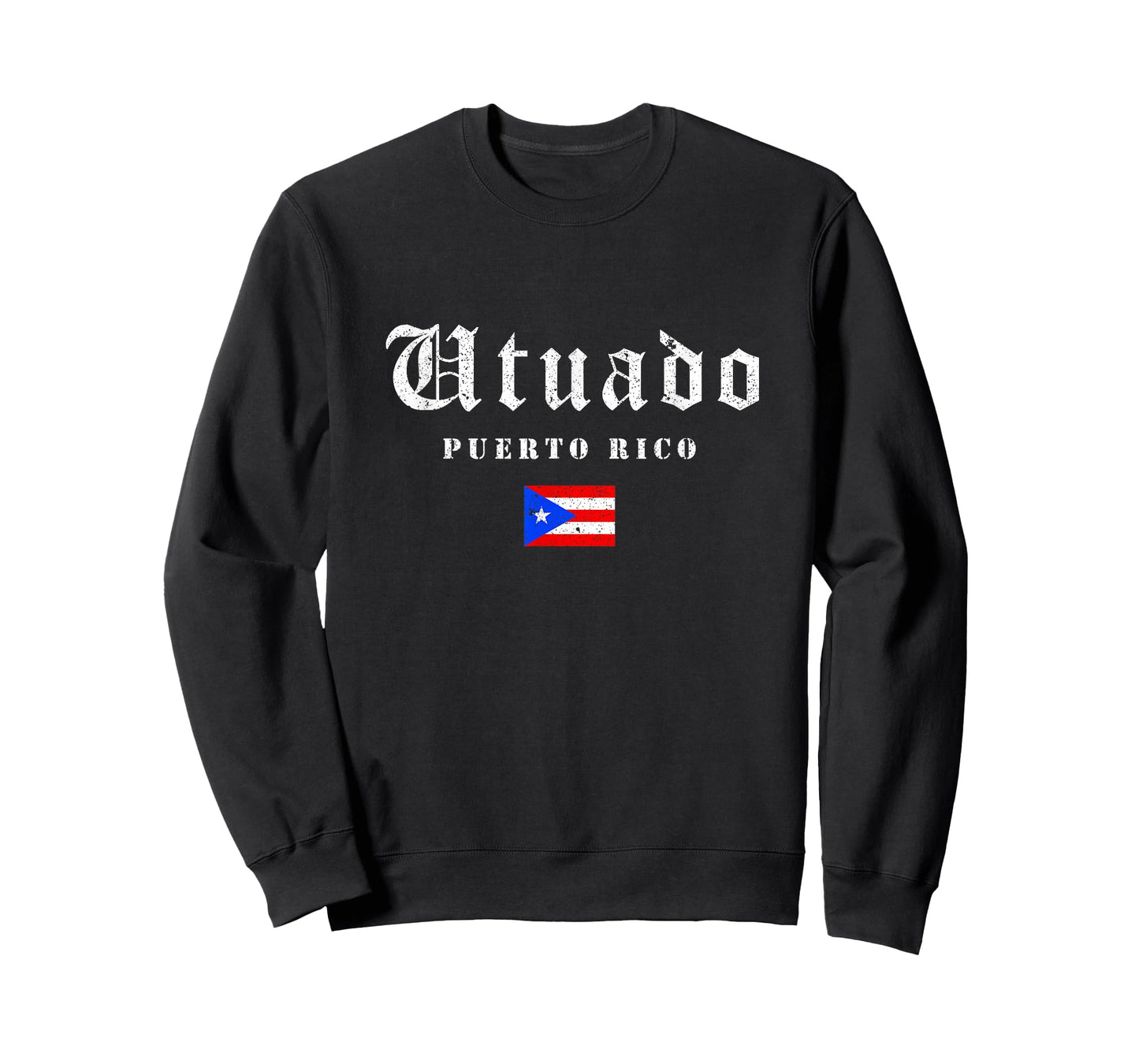 Vintage Utuado Puerto Rico Flag Pride Home Root Travel T-Shirt