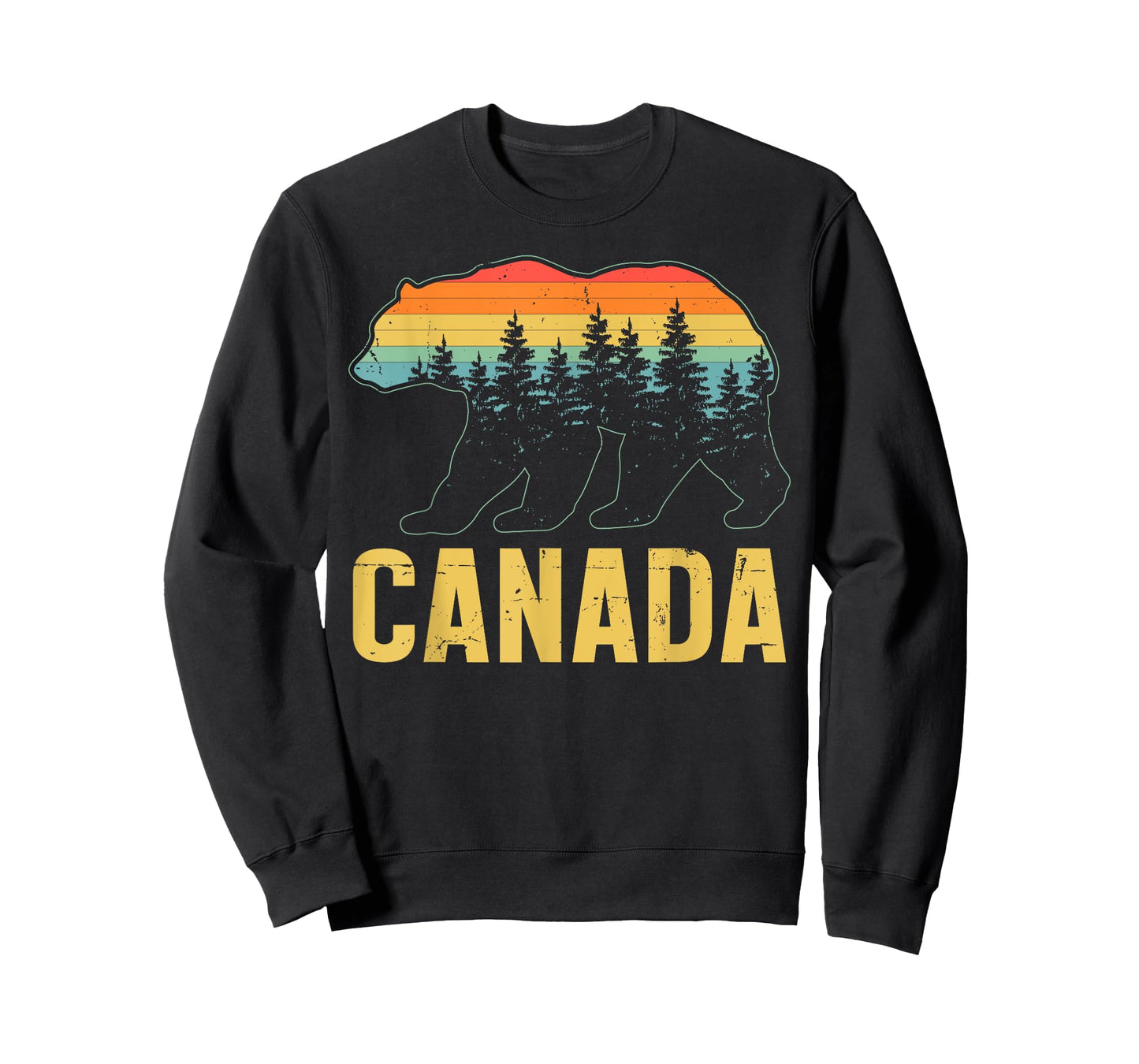 Canada Funny Canadian Maple Leaf Grizzly Bear Lovers T-Shirt
