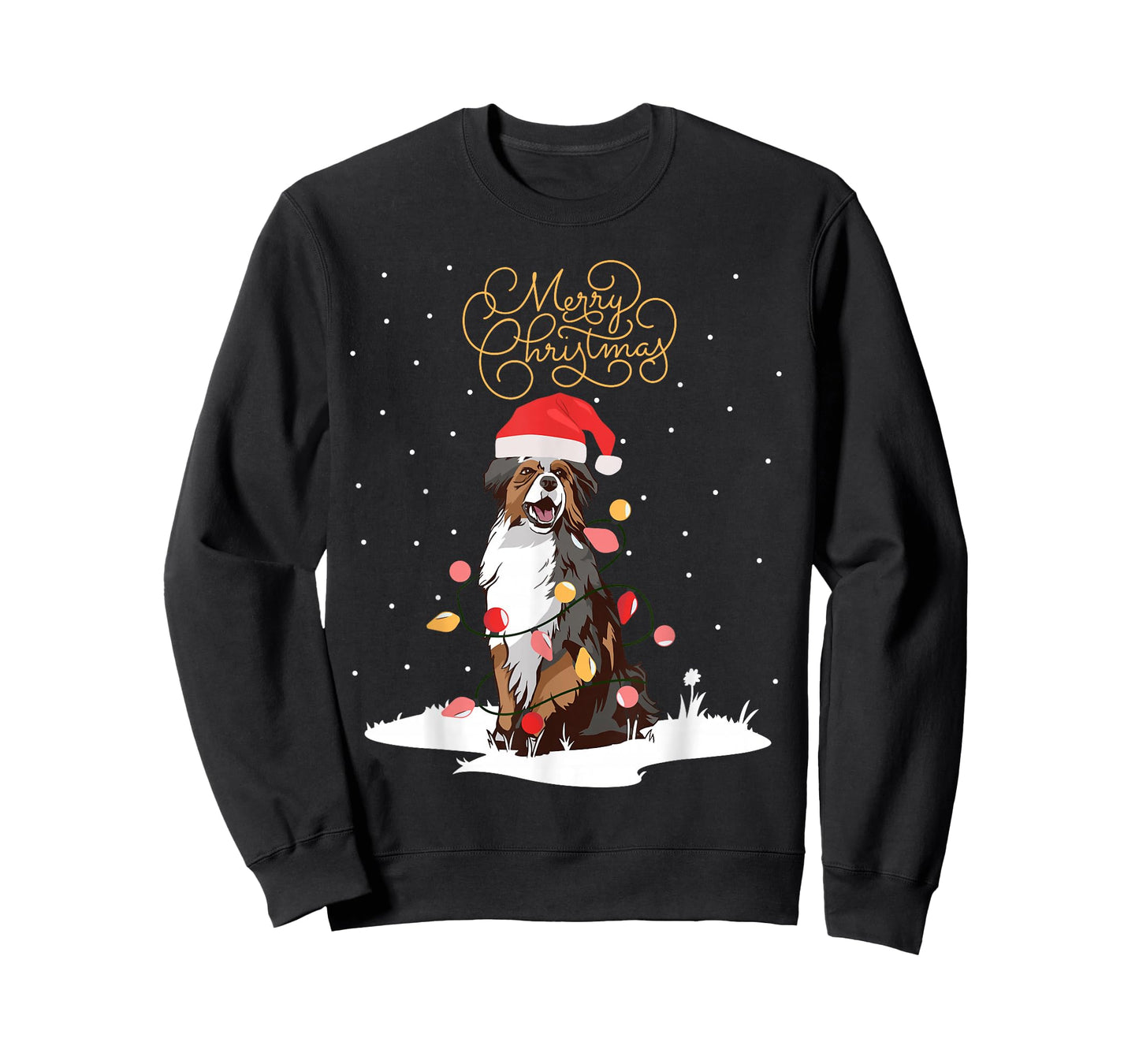 Australian Shepherds Merry Christmas Aussie Xmas Christmas T-Shirt