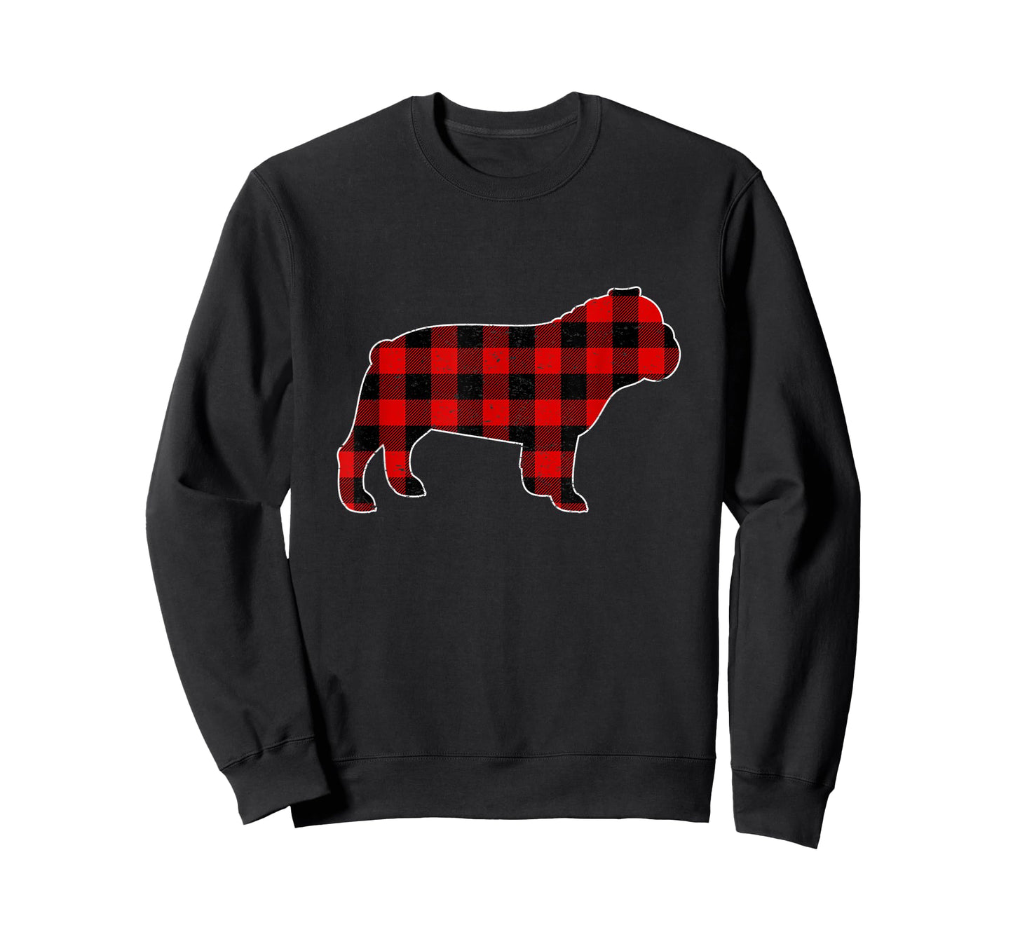 Check Brand For 50, Christmas Buffalo Plaid Bulldog Pajama Men Women Kids T-Shirt