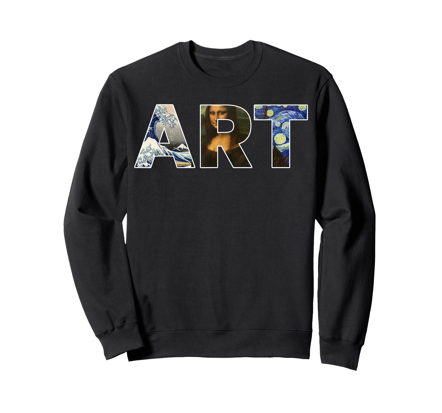 Art Artist Painting Teacher T Shirt Mona Lisa Great Wave T-Shirt for Men Women