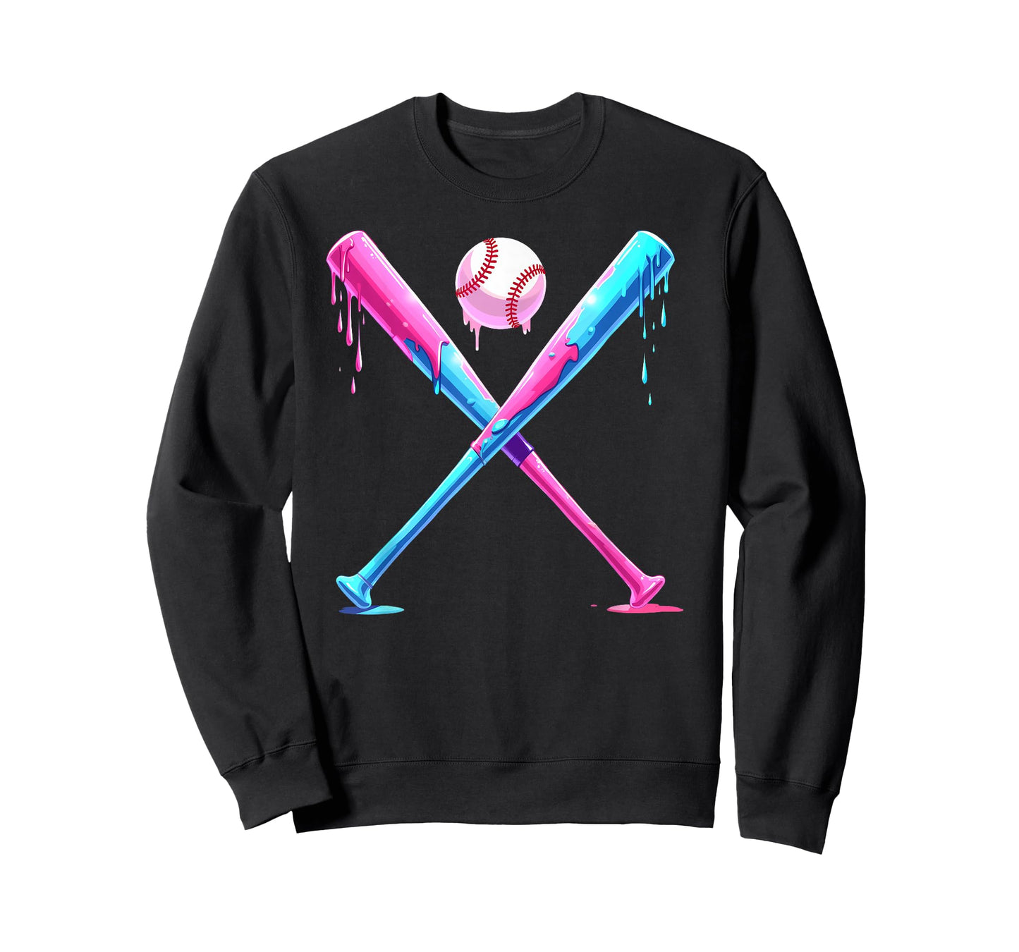 Baseball Home Plate Social Club for Boy Ice Cream Drip T-Shirt
