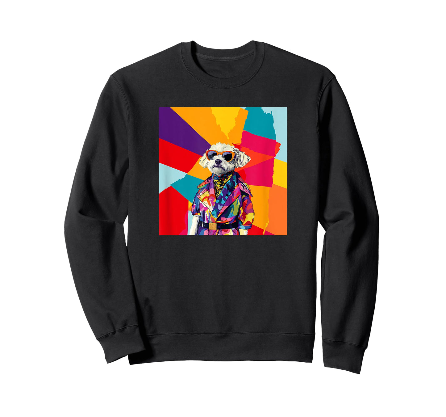 Peekapoo Dog Fashion Cute Colorful Pop Art T-Shirt for Men Women Kids