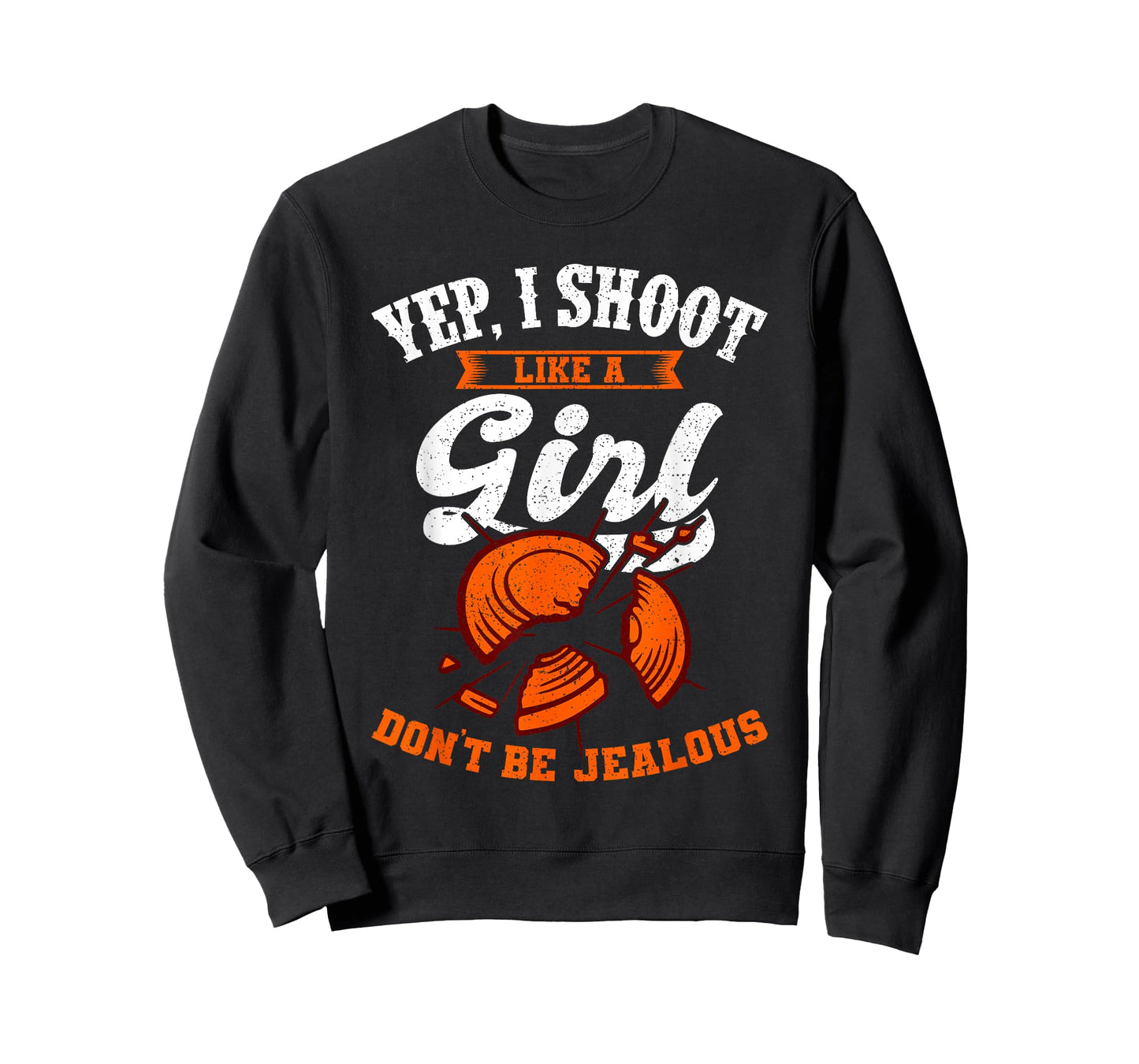 Clay Target Shooting Yep, I Shoot Like A Girl Gift T-Shirt