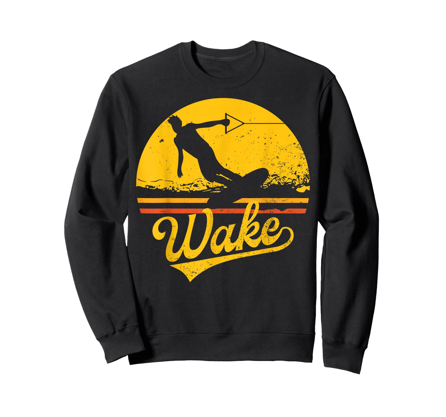 Vintage Wakeboard Sunset Fan Gift Wakeboarder wakeboarding T-Shirt