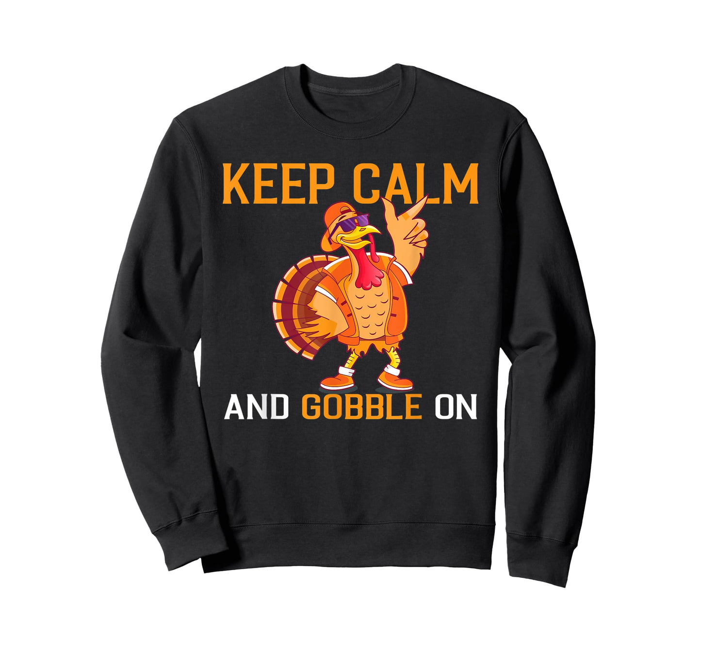 Keep calm and gobble on Thanksgiving Turkey T-Shirt