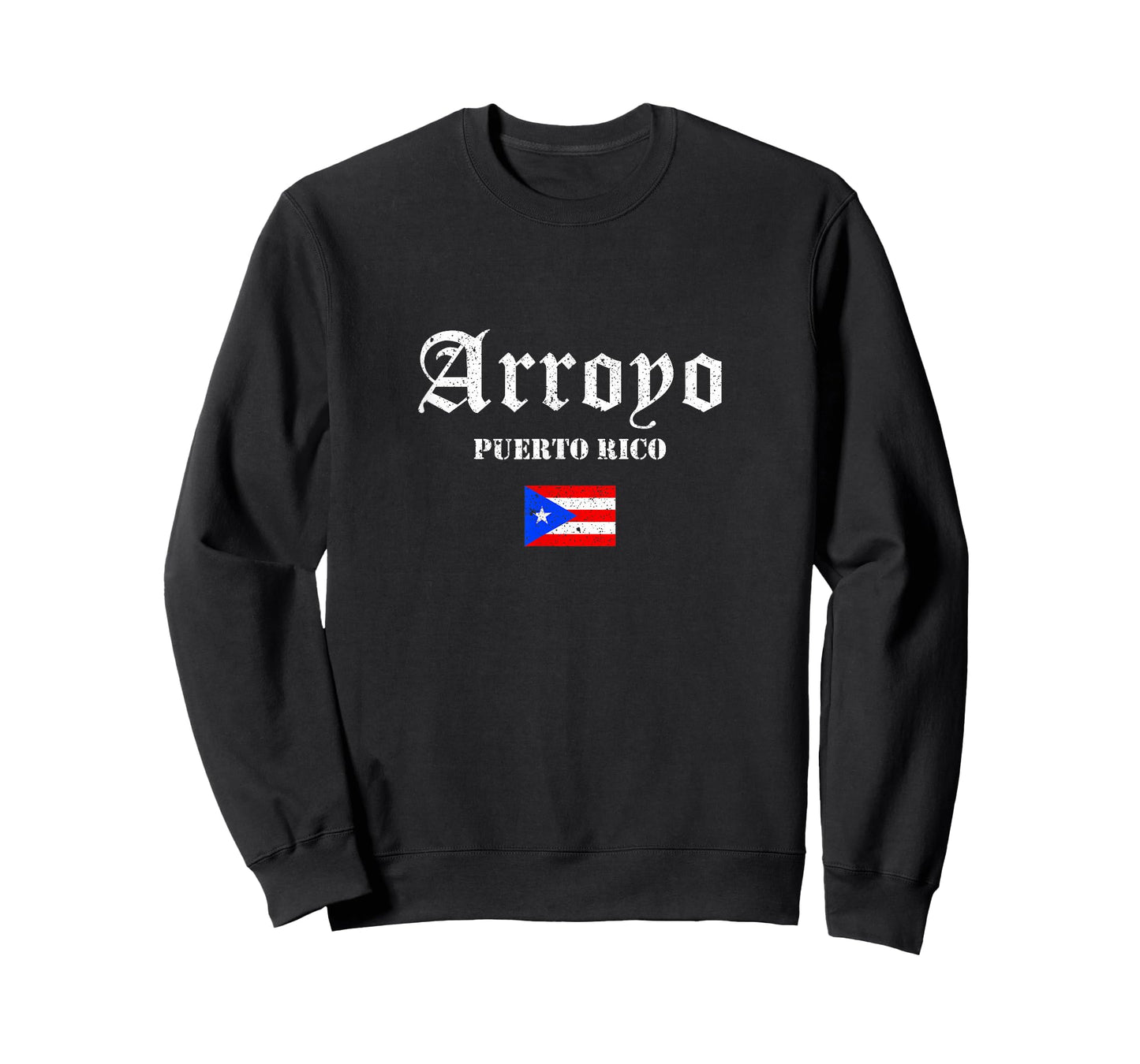 Vintage Arroyo Puerto Rico Flag Pride Home Root Travel T-Shirt