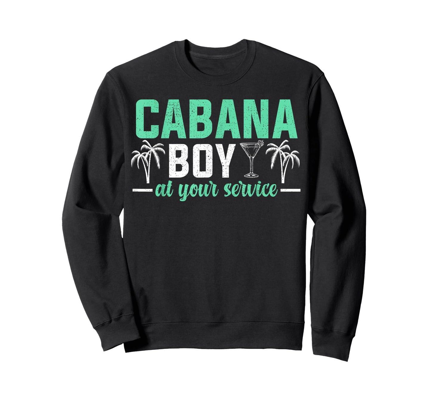 Cabana Boy At Your Services Funny Bartender T-Shirt