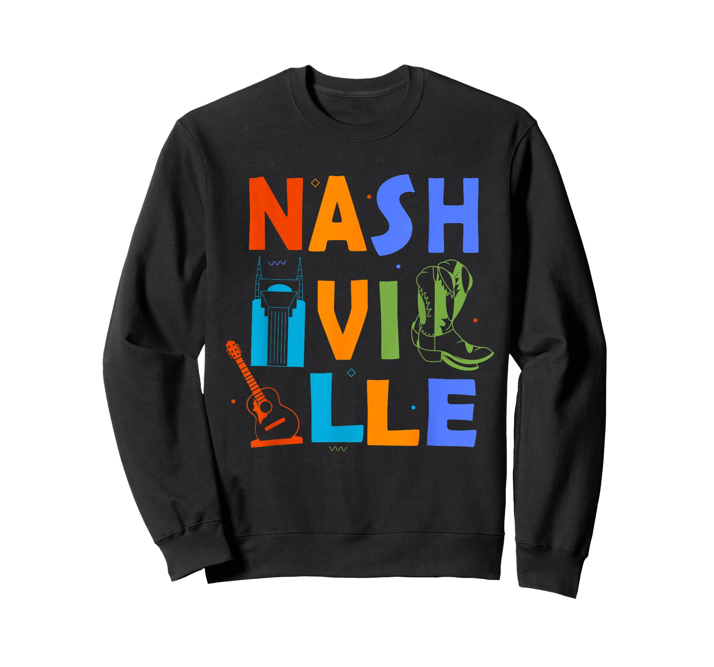 Souvenir From Nashville Tn Trip Guitar Music City Nashville T-Shirt
