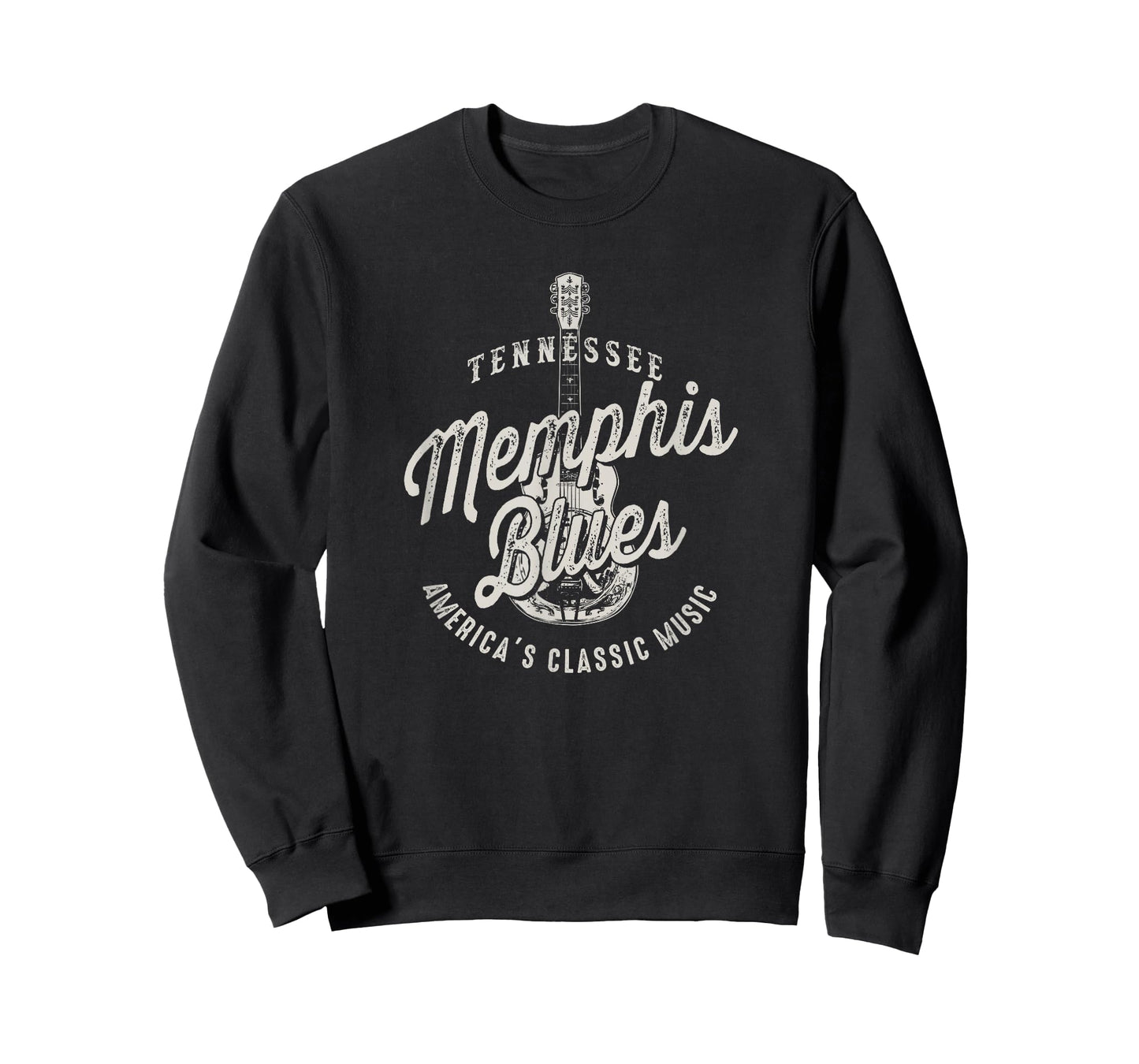 Memphis Blues Music USA Guitar Vintage T-Shirt