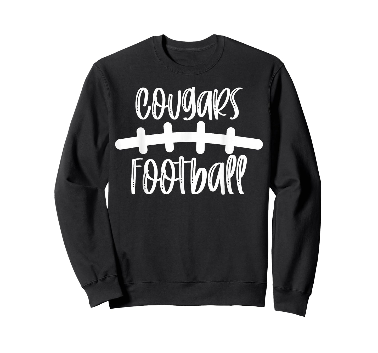 Cougars Football School Spirit Team Mascot Game Night T-Shirt