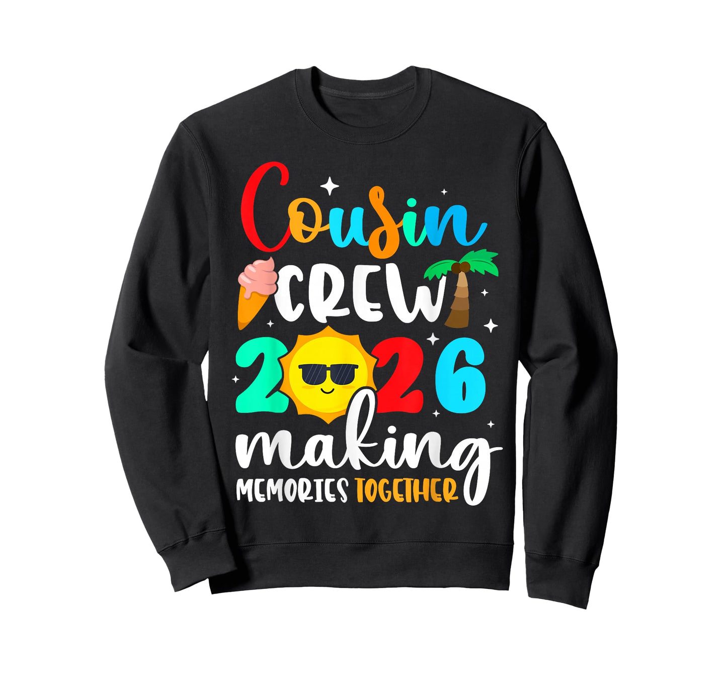 Cousin Crew 2026 Summer Vacation Beach Family Trips Matching T-Shirt