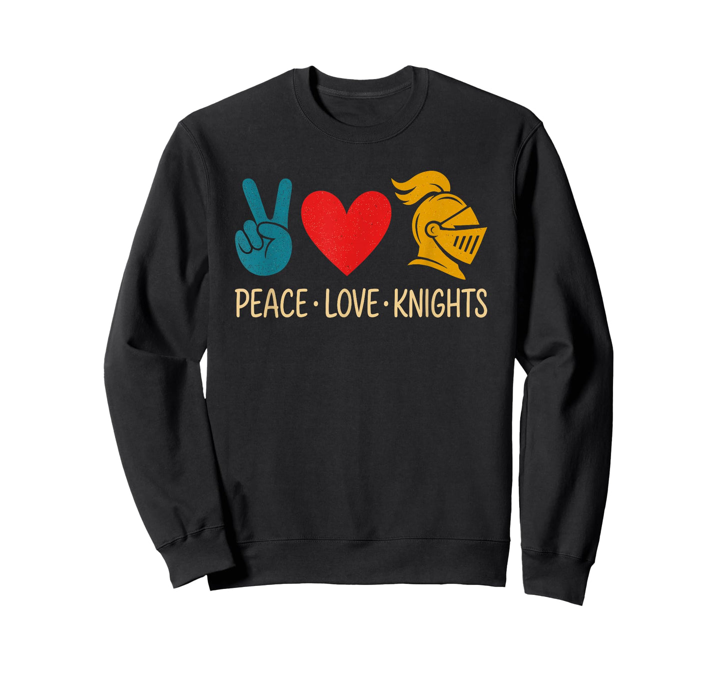 Peace Love Knights Awesome Back to School T-Shirt